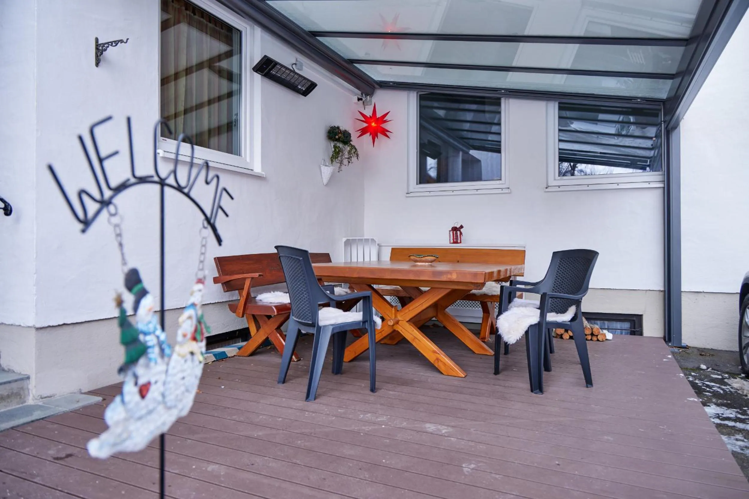 Balcony/Terrace in Zum Turm - Apartments und Gästezimmer