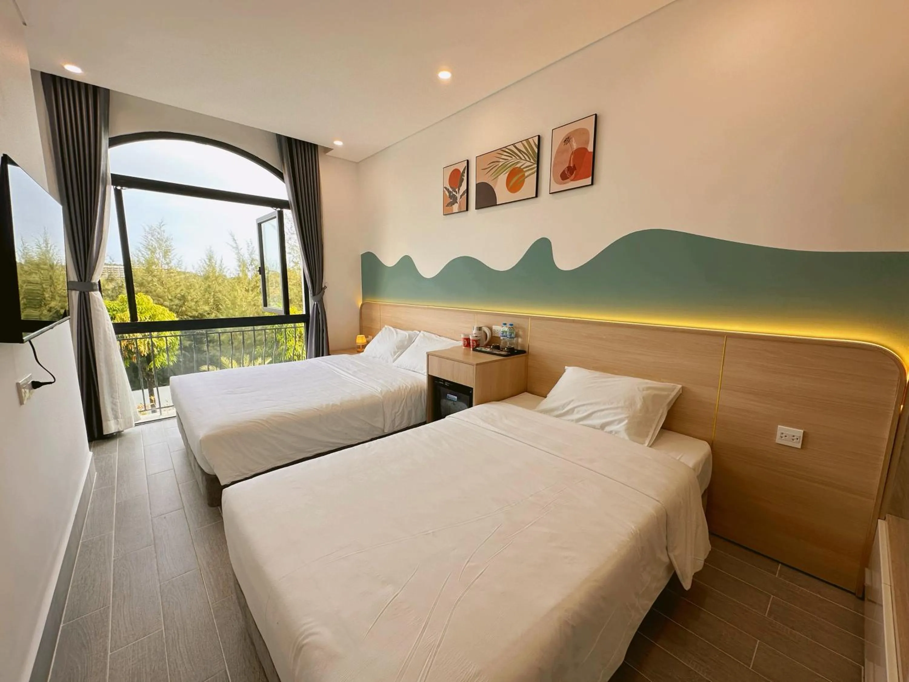 Bed in The Sol Grand World Phu Quoc
