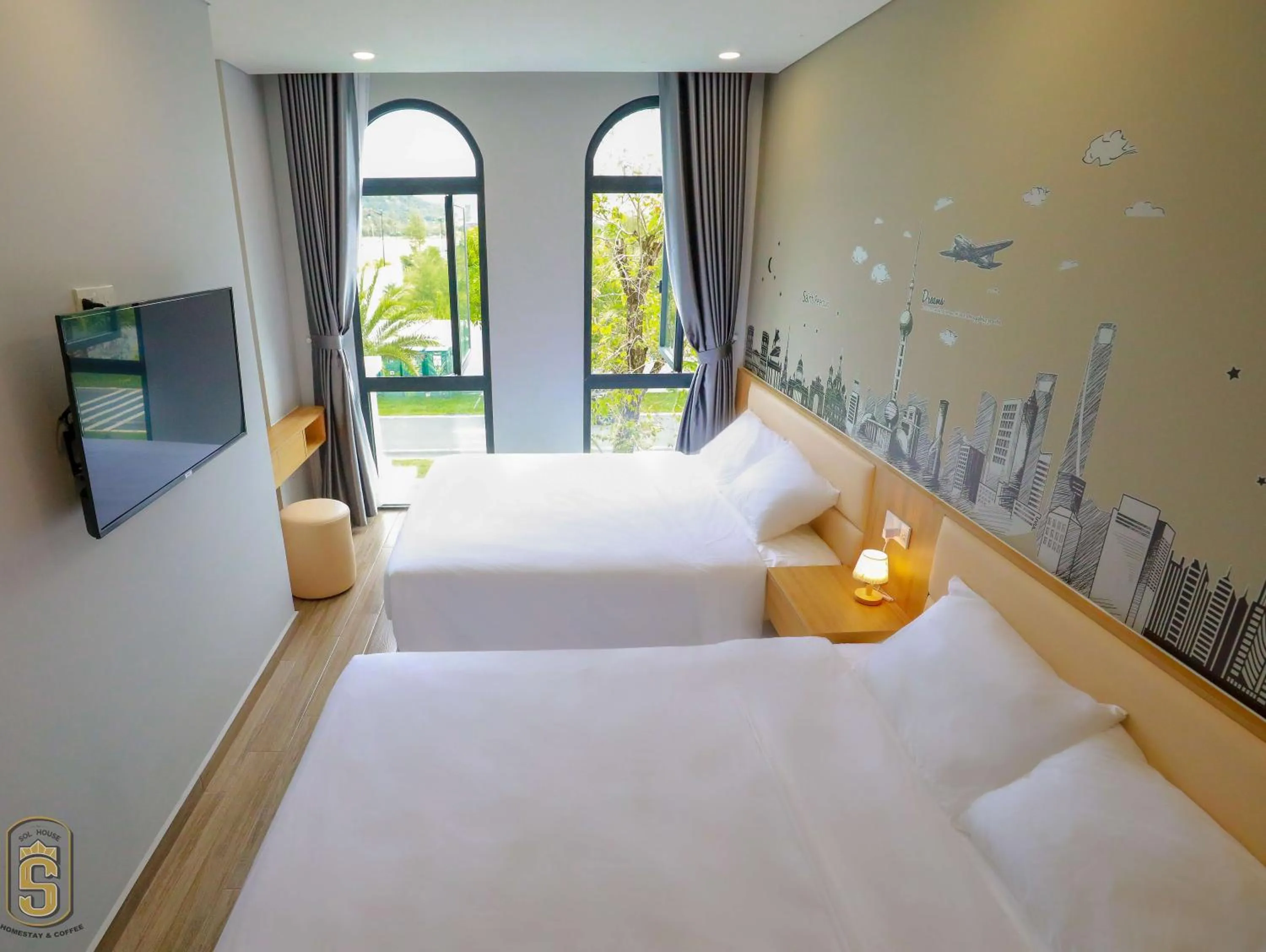 Bed in The Sol Grand World Phu Quoc