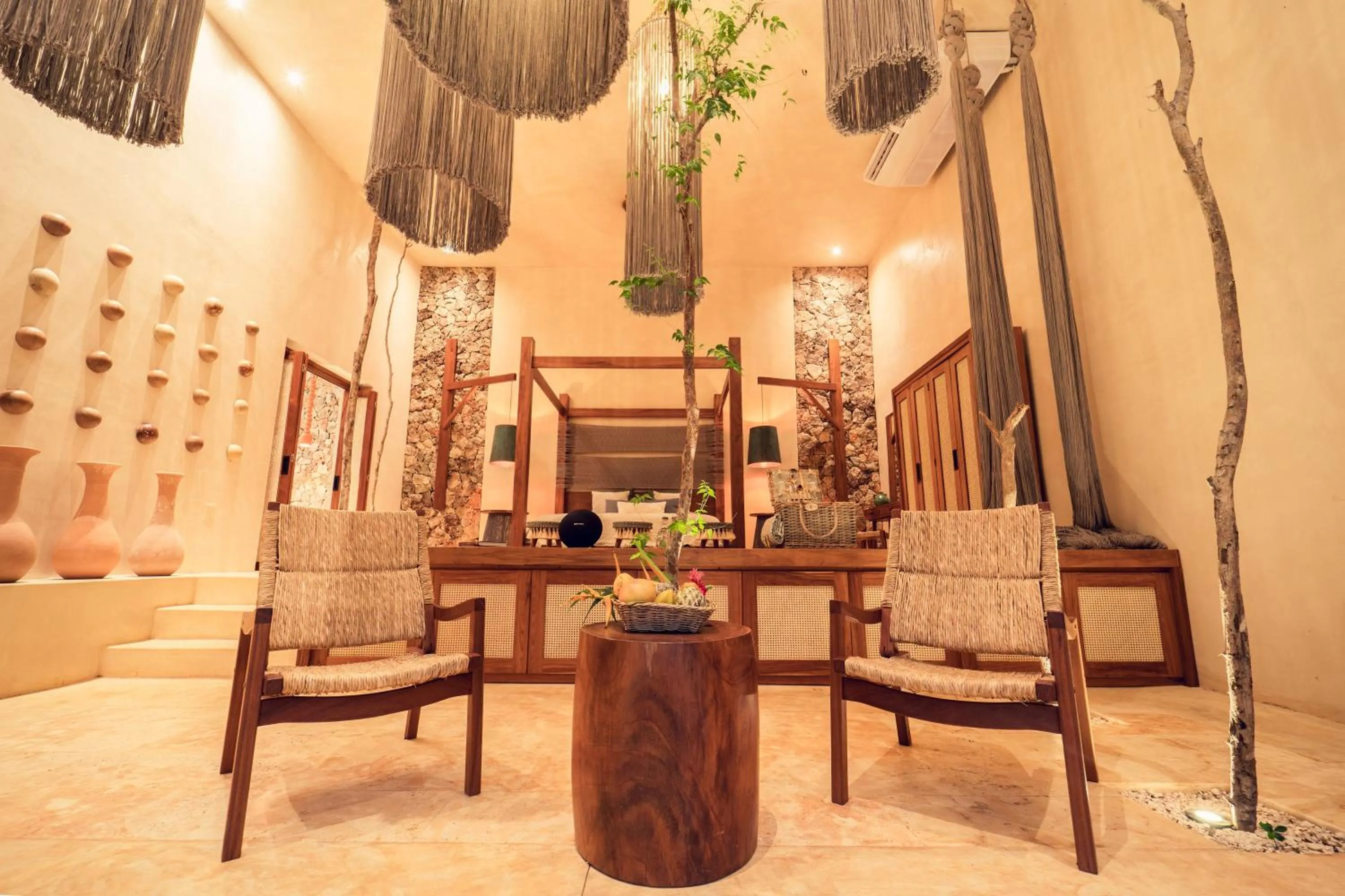 Seating area in Oriundo Luxury Nature Villas