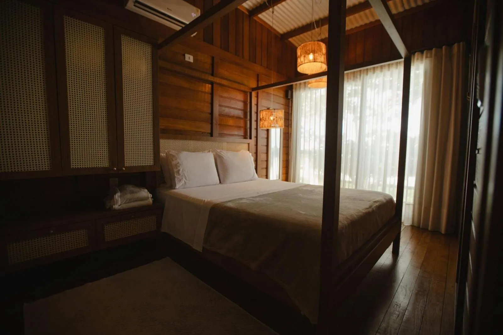 Bedroom, Bed in Ilha do Mel Lodges