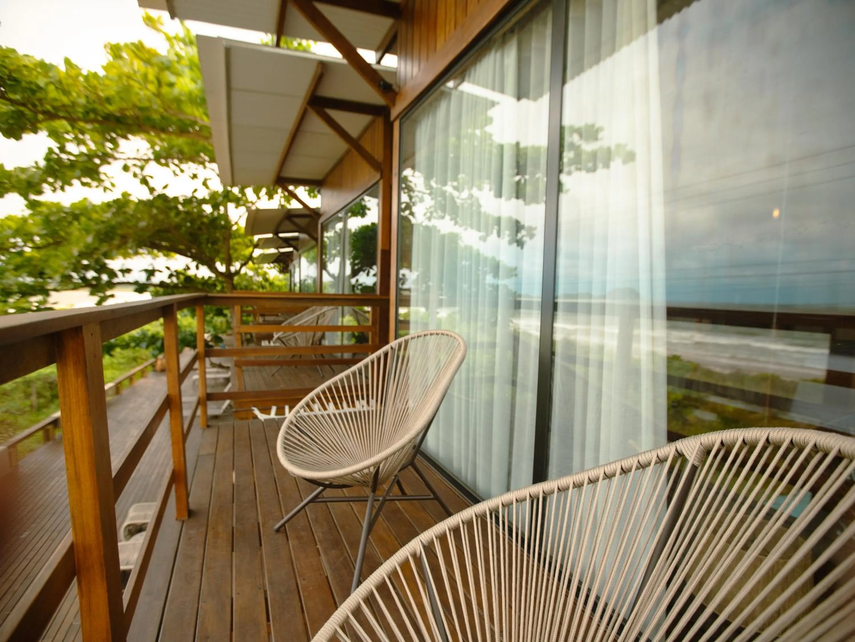 Balcony/Terrace in Ilha do Mel Lodges