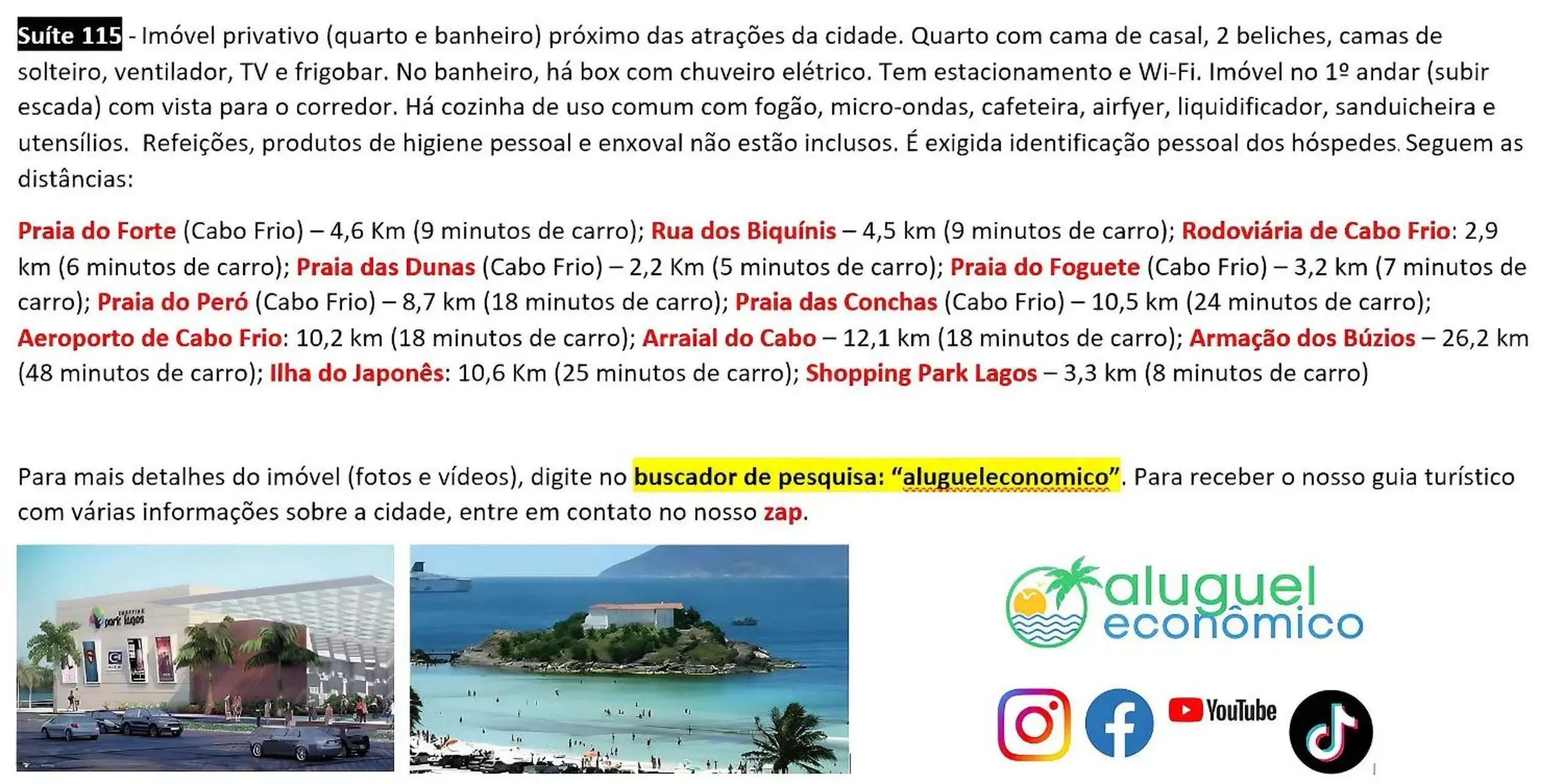 Family Studio in Cabo Frio - Hospedagem Central - Aluguel Econômico Family Studio in Cabo Frio - Hospedagem Central - Aluguel Econômico