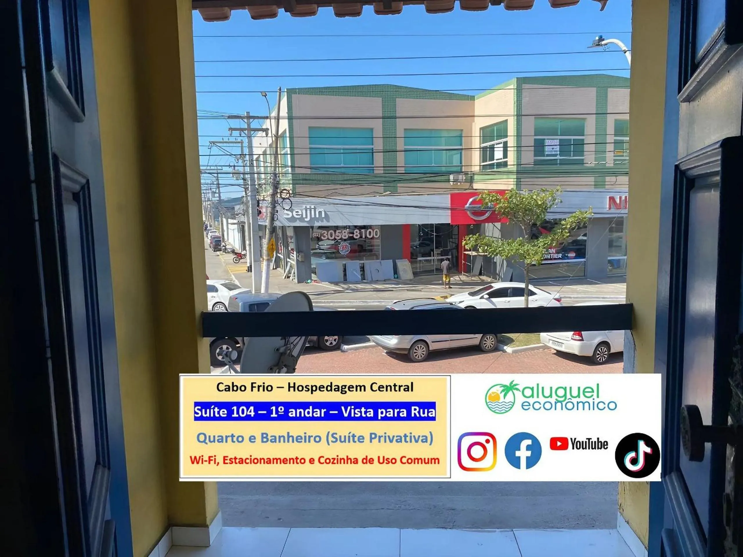 View (from property/room) in Cabo Frio - Hospedagem Central - Aluguel Econômico