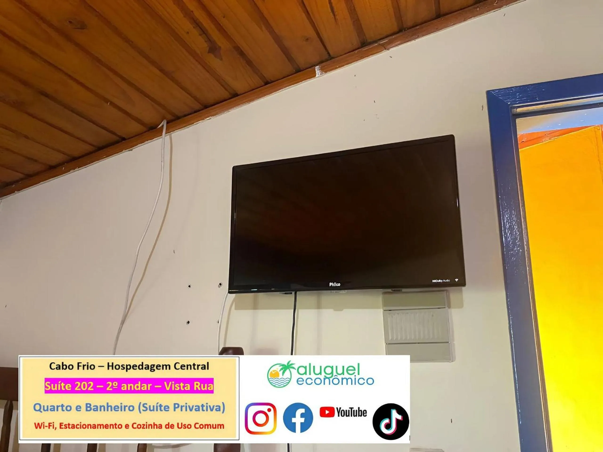 Bedroom in Cabo Frio - Hospedagem Central - Aluguel Econômico