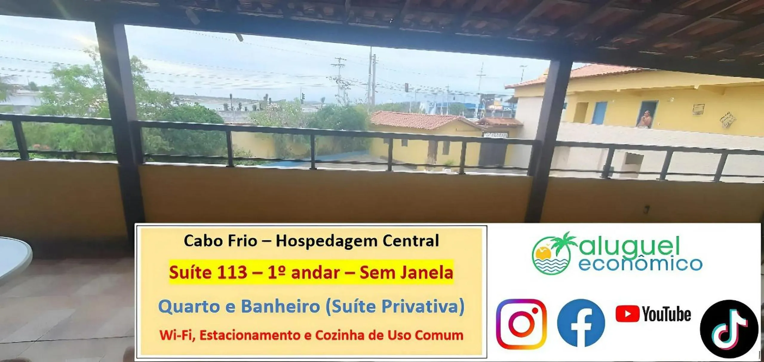 Photo of the whole room in Cabo Frio - Hospedagem Central - Aluguel Econômico