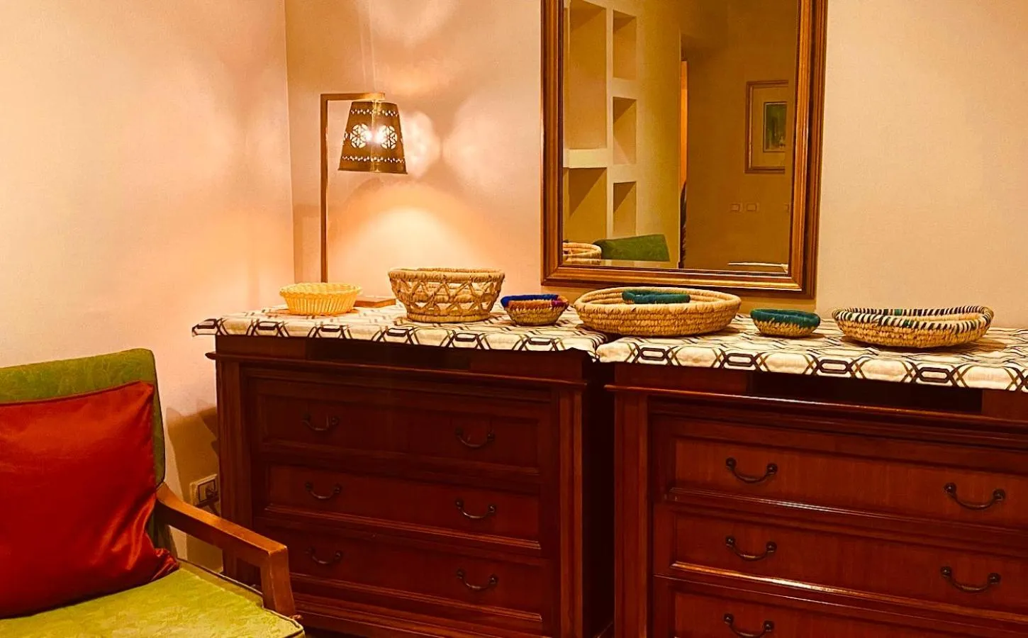 Seating area in Kemet Boutique Hotel