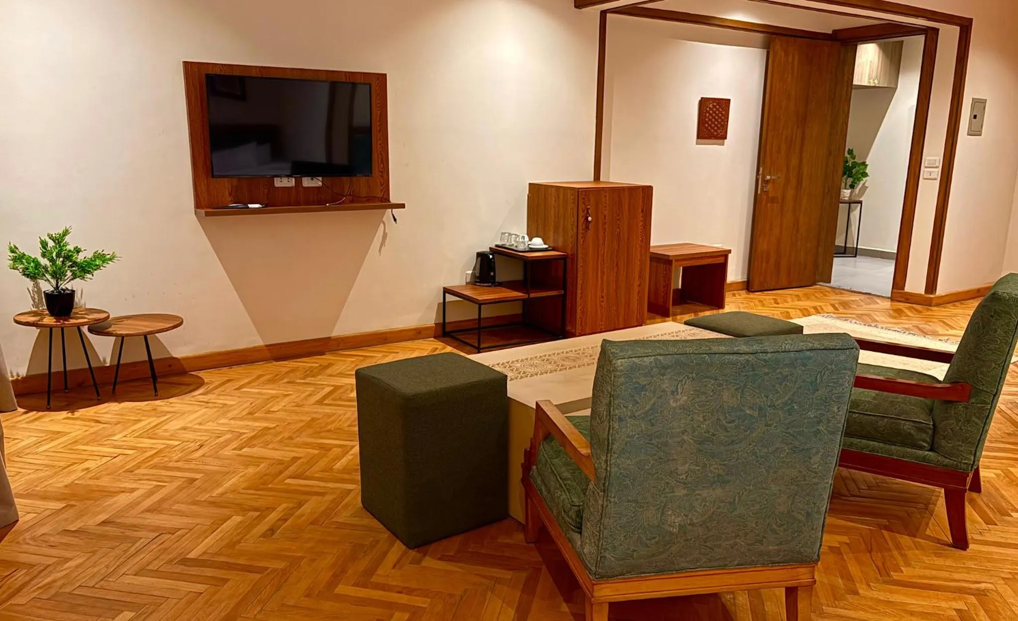 Seating area in Kemet Boutique Hotel