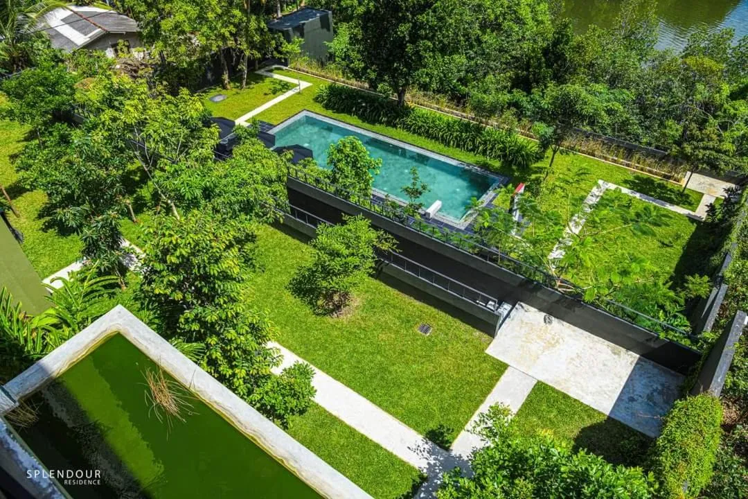 Garden view in Splendour Residence