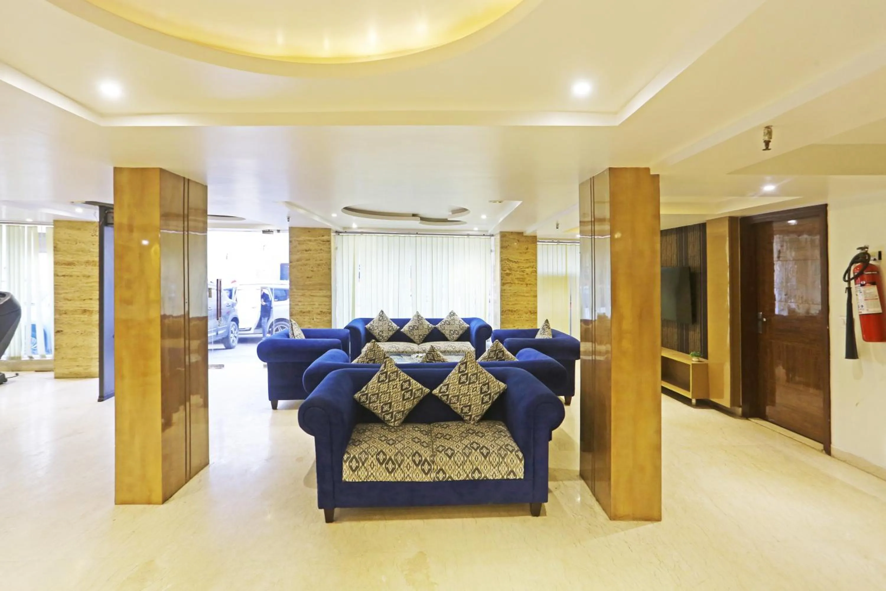 TV and multimedia in Hotel Aman Imperial Just a Minute Away From New Delhi Railway Station and Connaught place