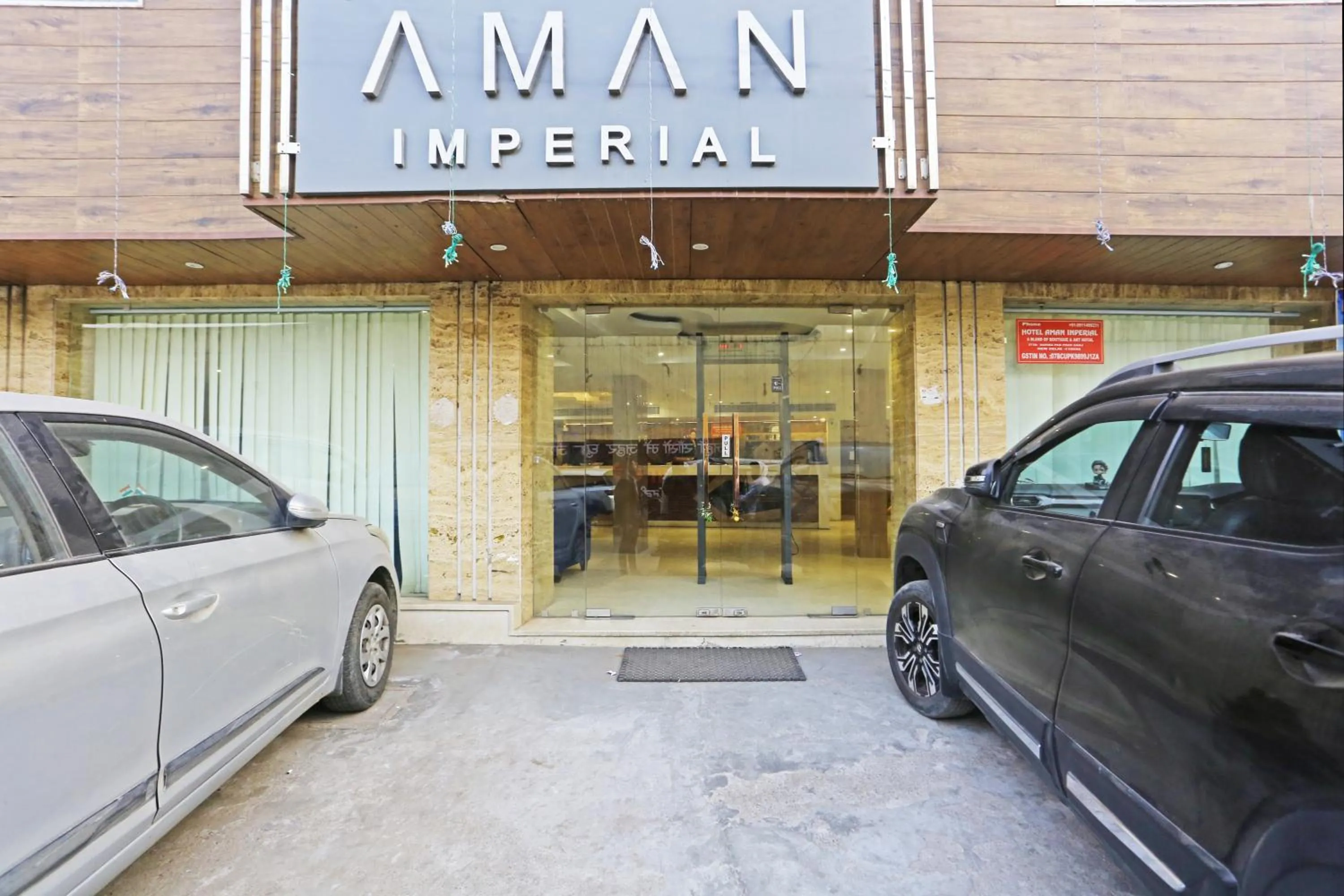 Parking in Hotel Aman Imperial Just a Minute Away From New Delhi Railway Station and Connaught place