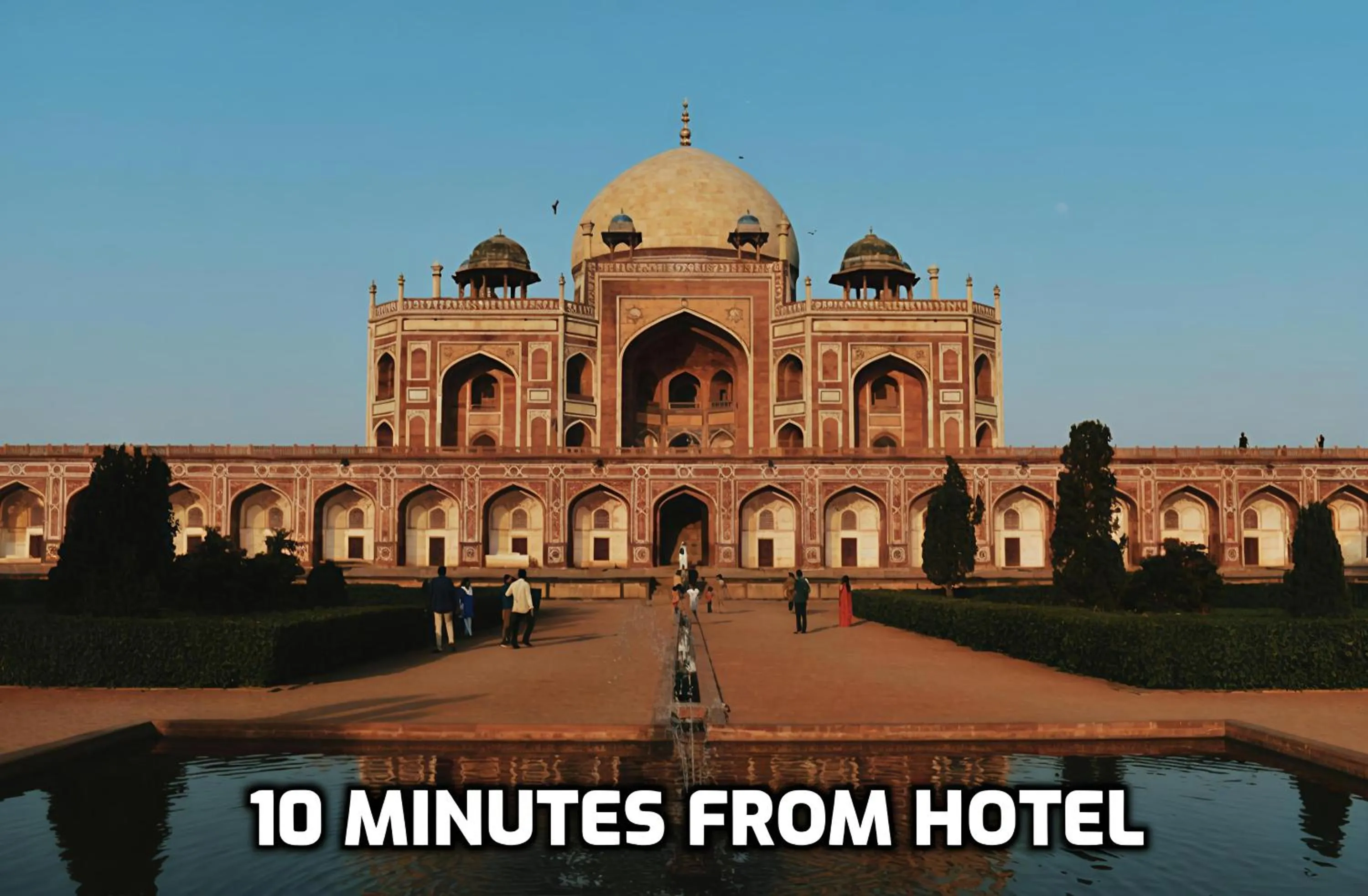 Text overlay in Hotel Aman Imperial Just a Minute Away From New Delhi Railway Station and Connaught place