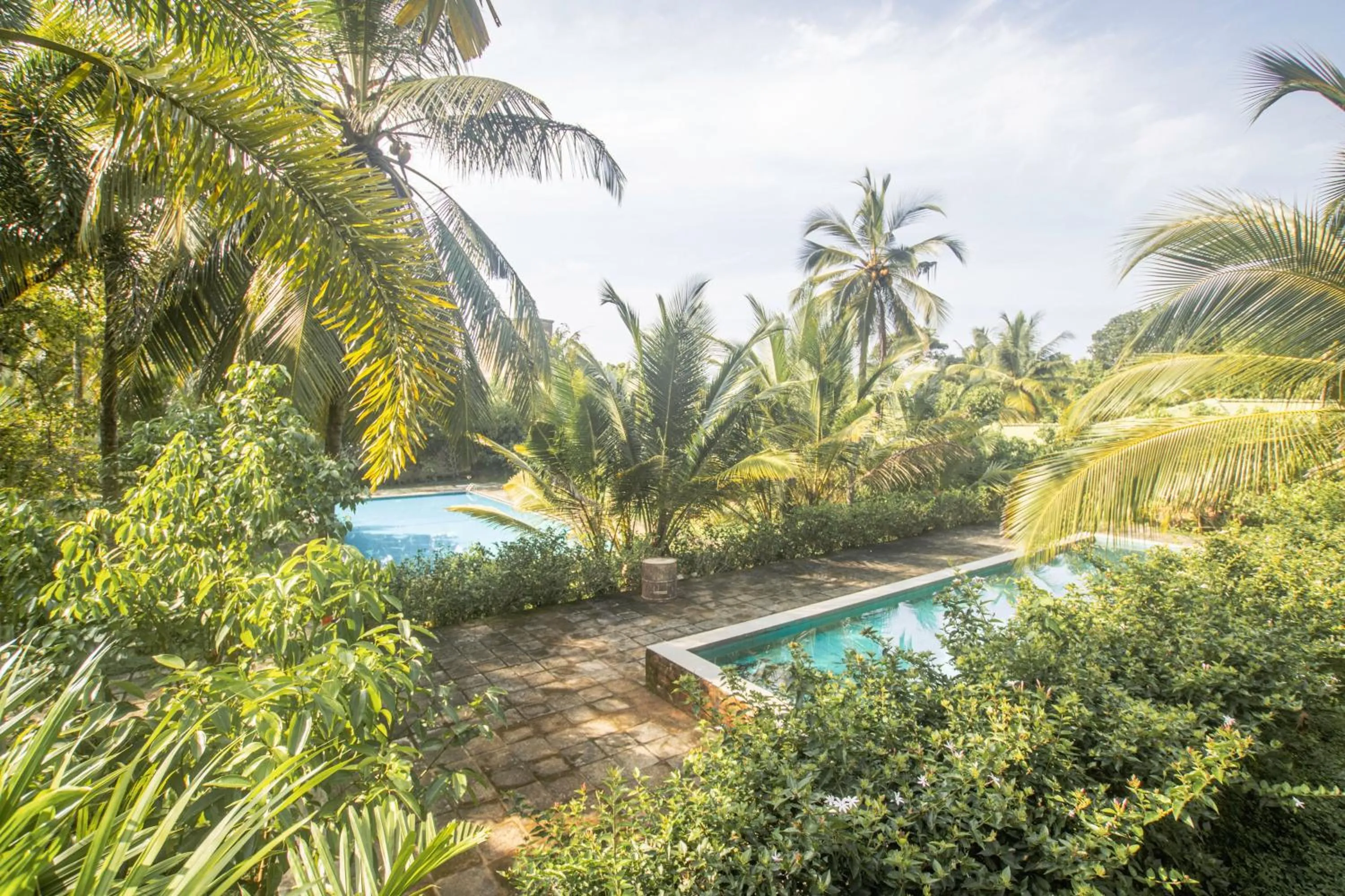 Garden view in The Coastal Village Cabanas