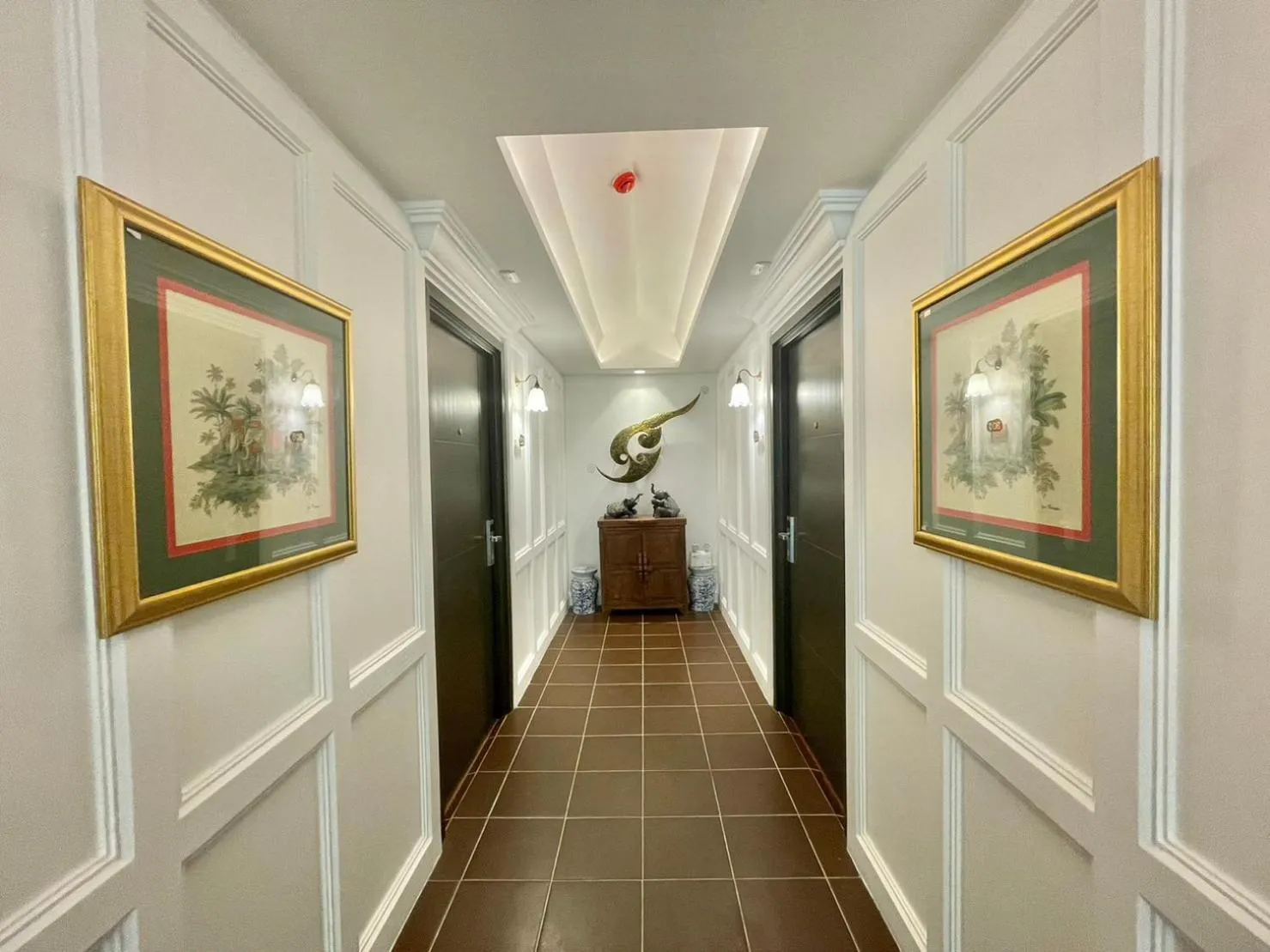 Decorative detail in Wiang Ville Boutique Hotel