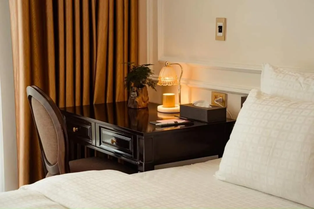 Seating area, Bed in Dolce Mia Home Ninh Bình