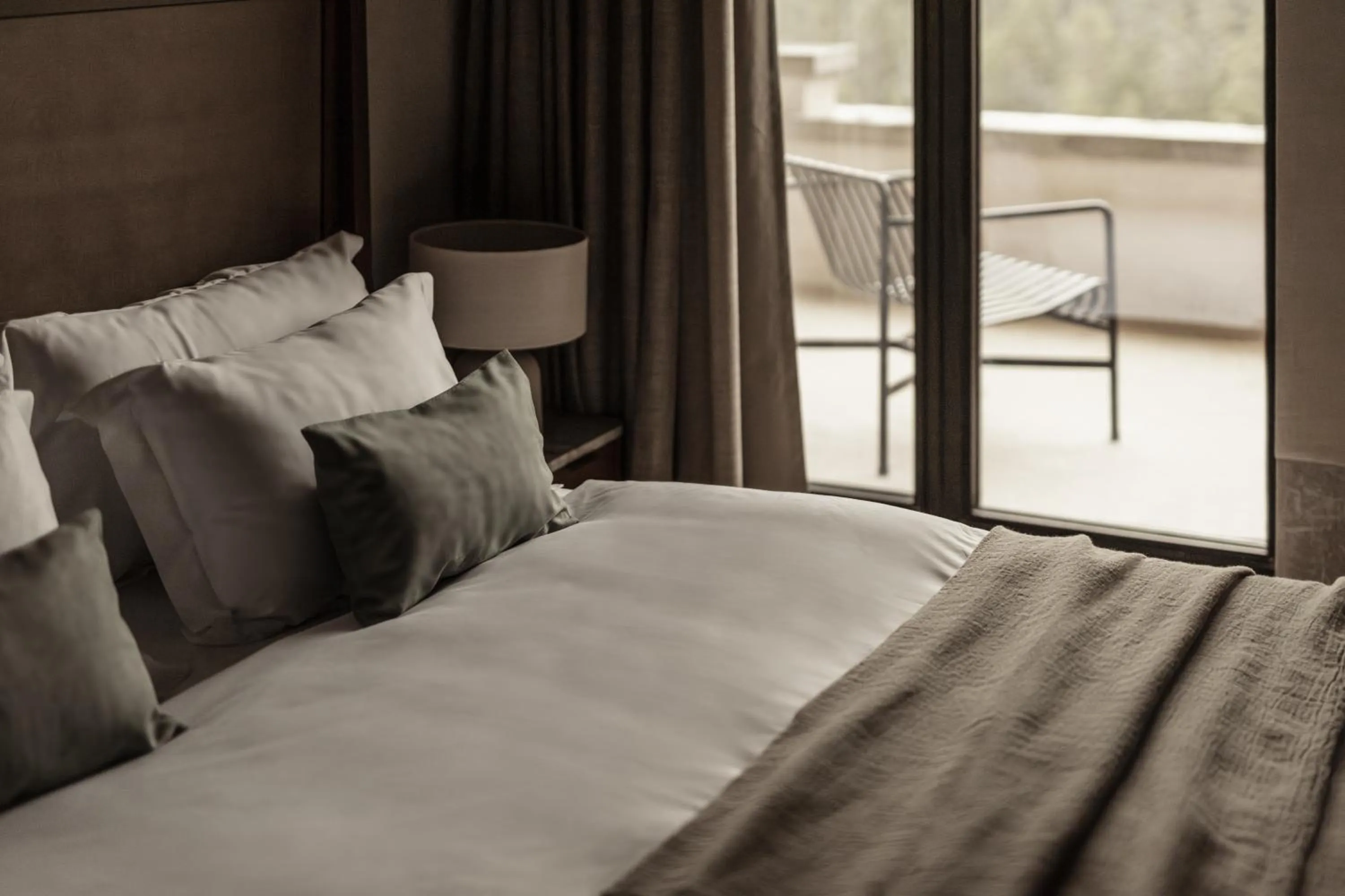 Bed in MANNA, a Member of Design Hotels