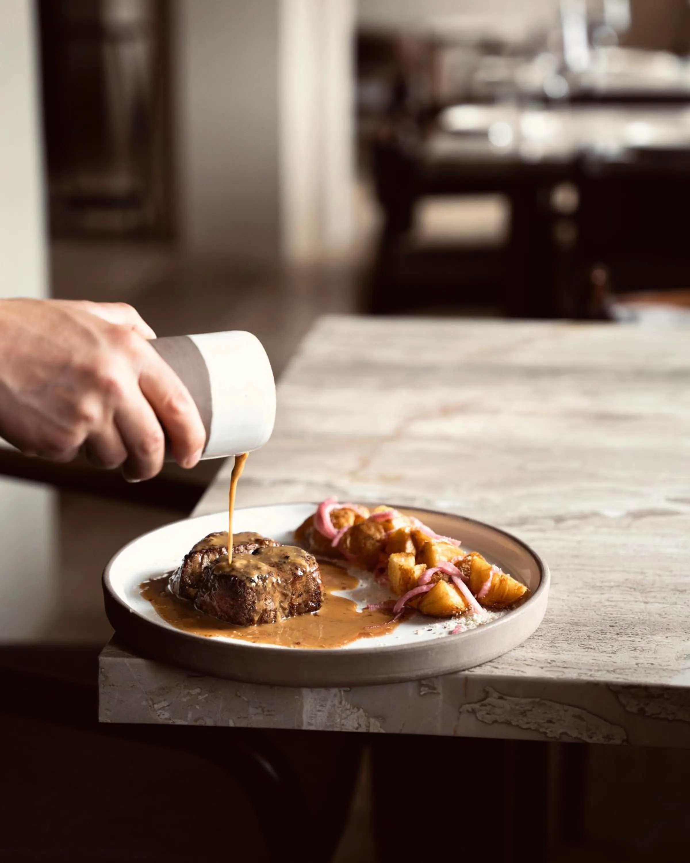 Food and drinks in MANNA, a Member of Design Hotels