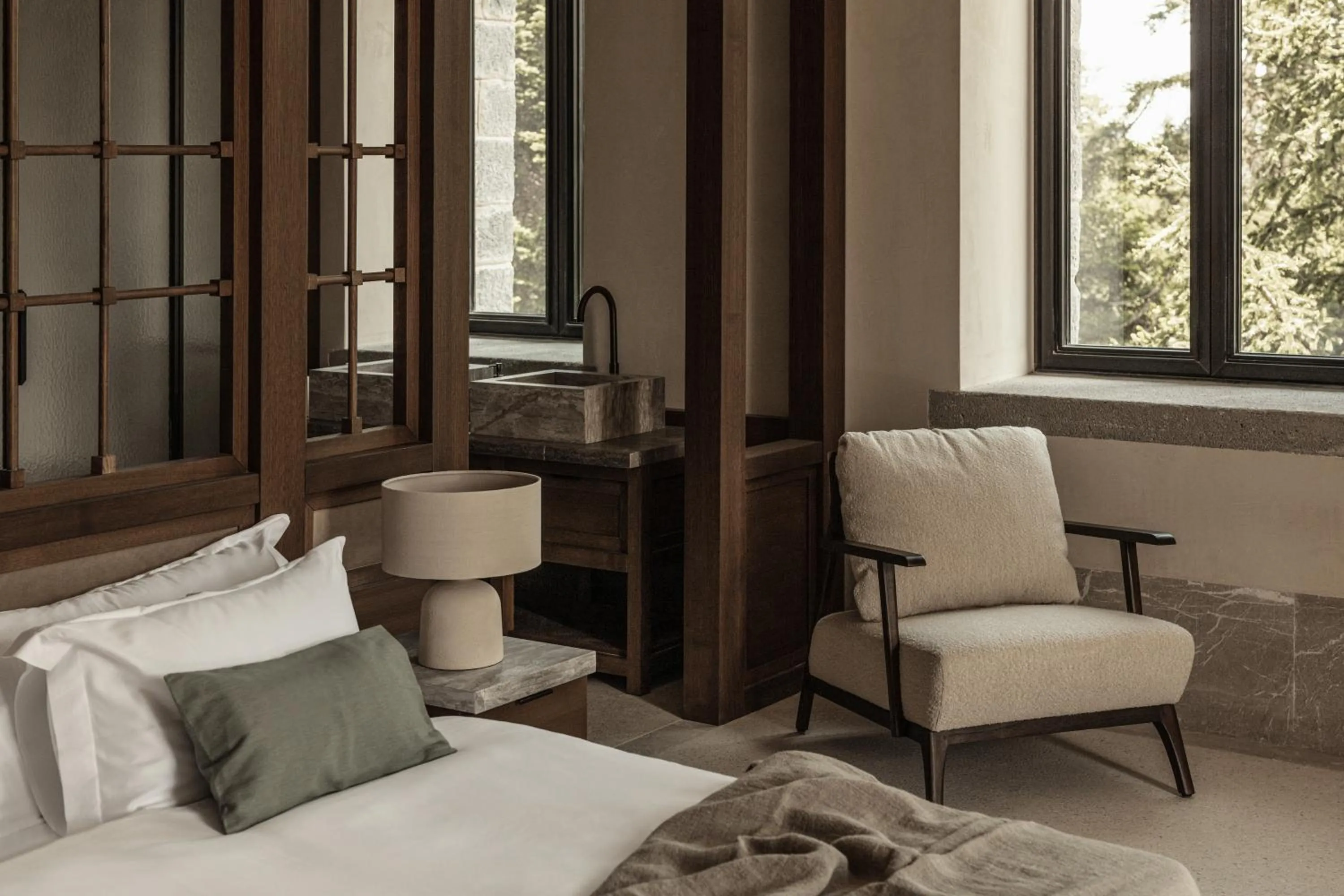 Bed in MANNA, a Member of Design Hotels
