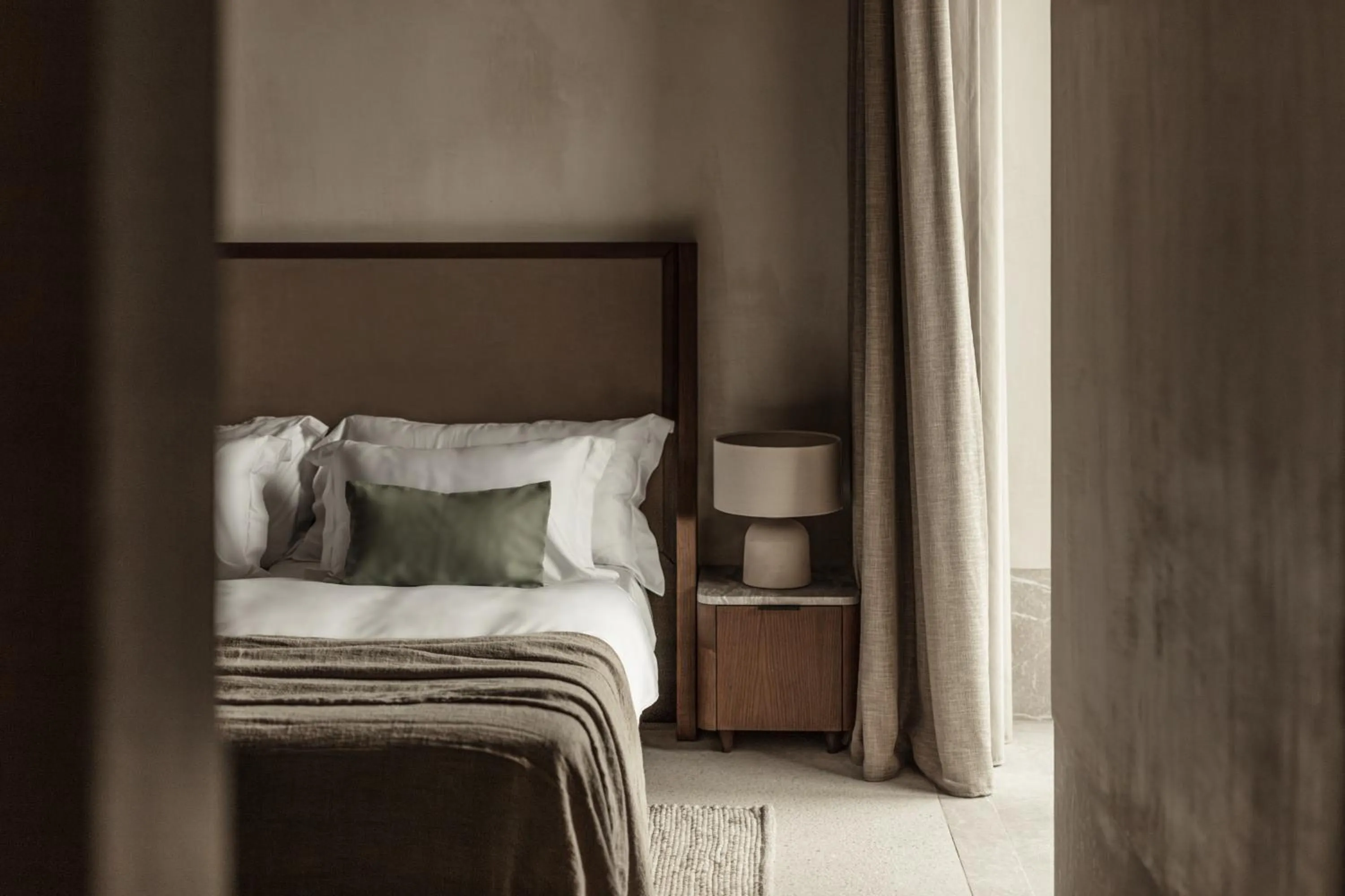 Bed in MANNA, a Member of Design Hotels