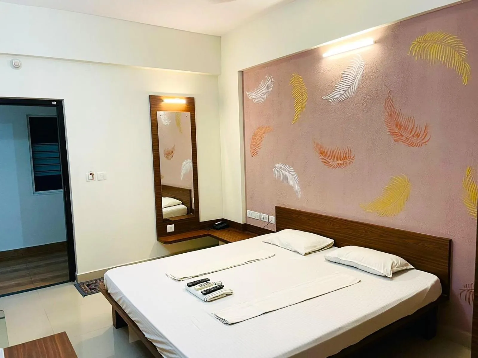 Bedroom in Hotel Radha