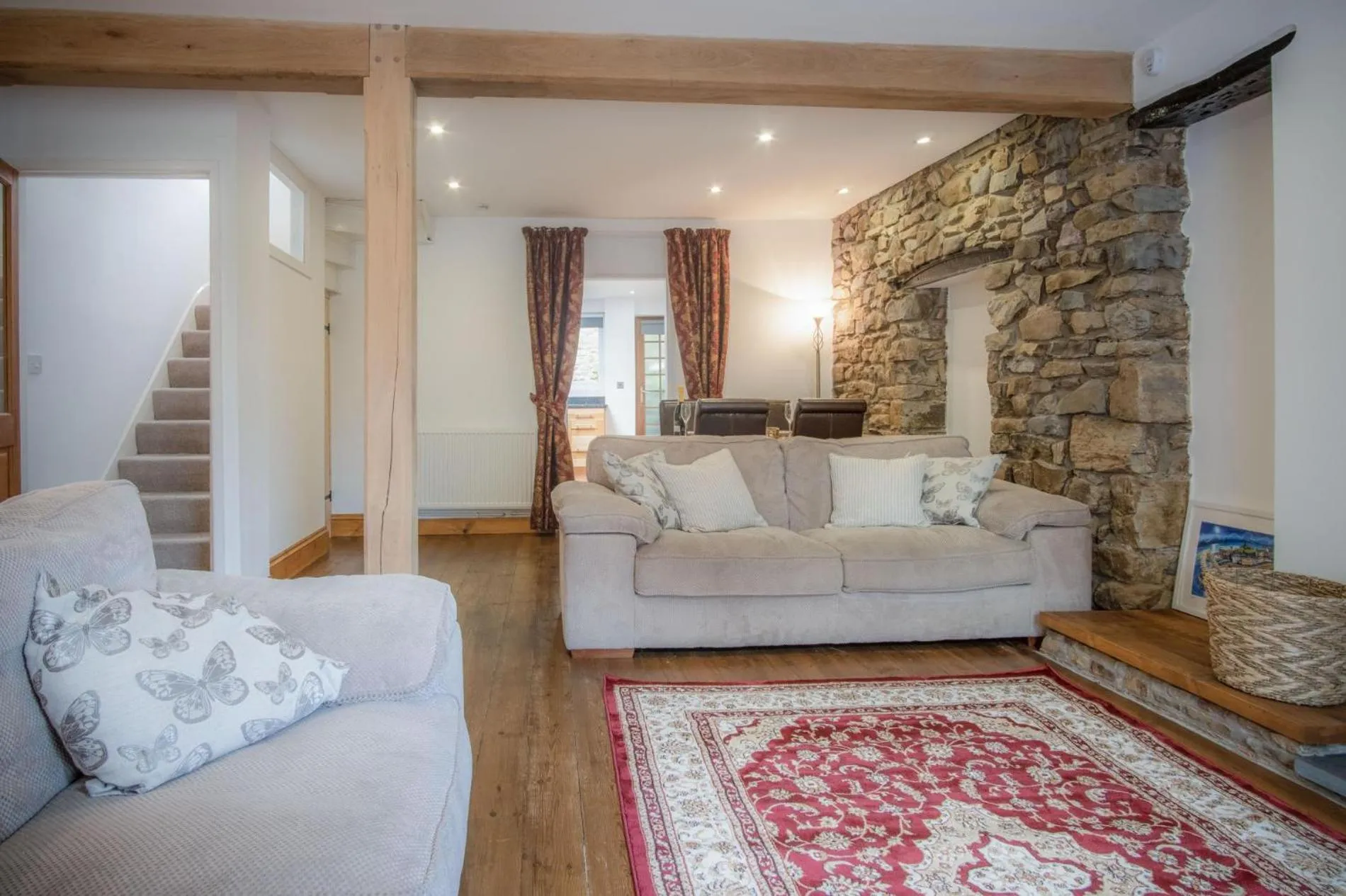 Floor plan in Church Terrace - 3 Bedroom Cottage - Saundersfoot