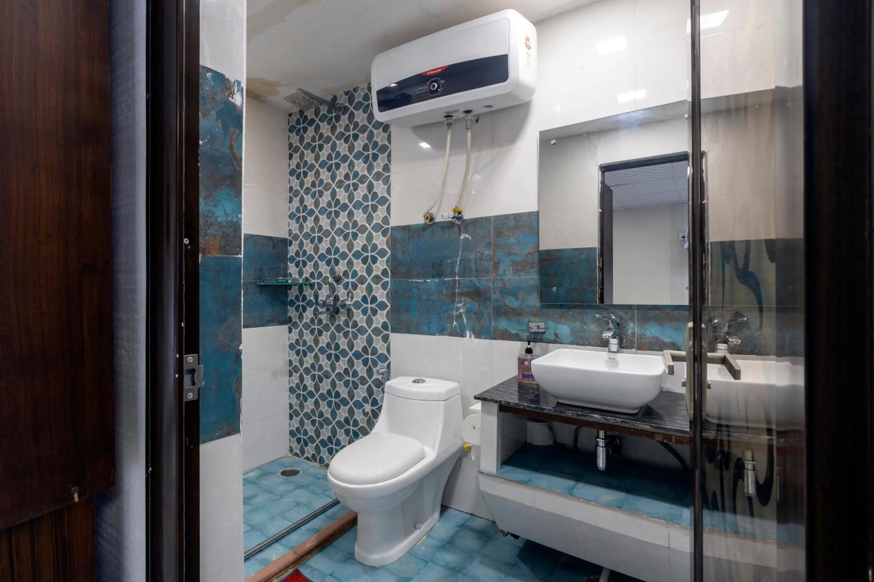 Bathroom in InnBox Farmstay - Rajpura Punjab