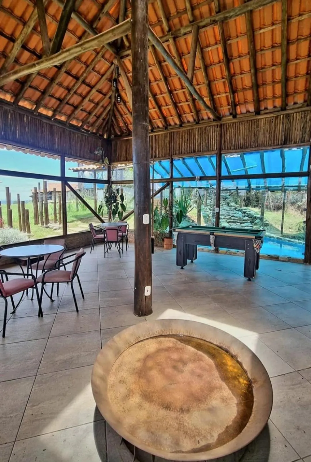 Swimming pool in Pousada Mirante Serra Verde