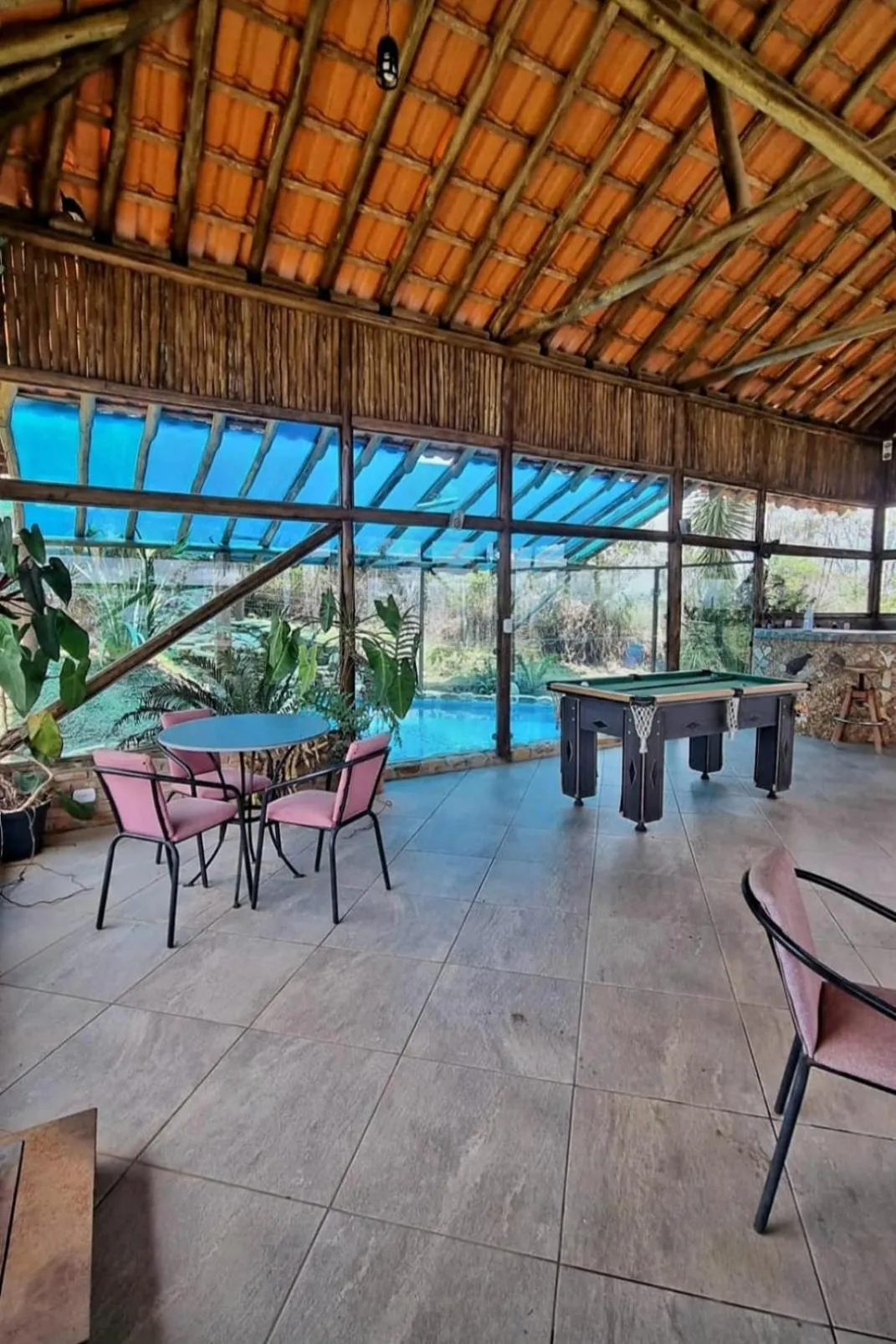 Swimming pool in Pousada Mirante Serra Verde