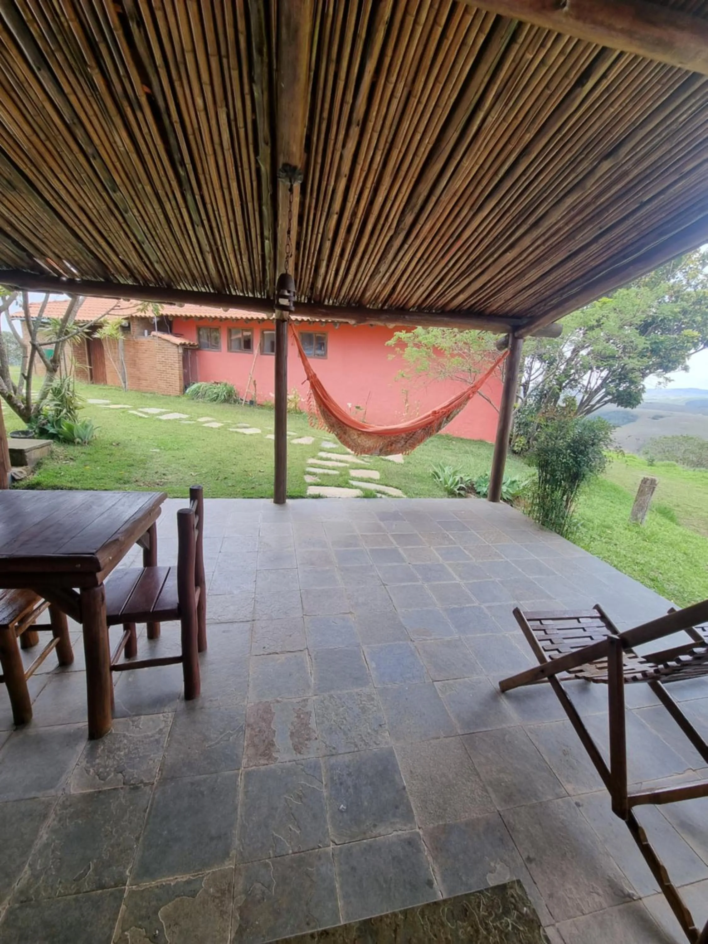 Patio in Pousada Mirante Serra Verde