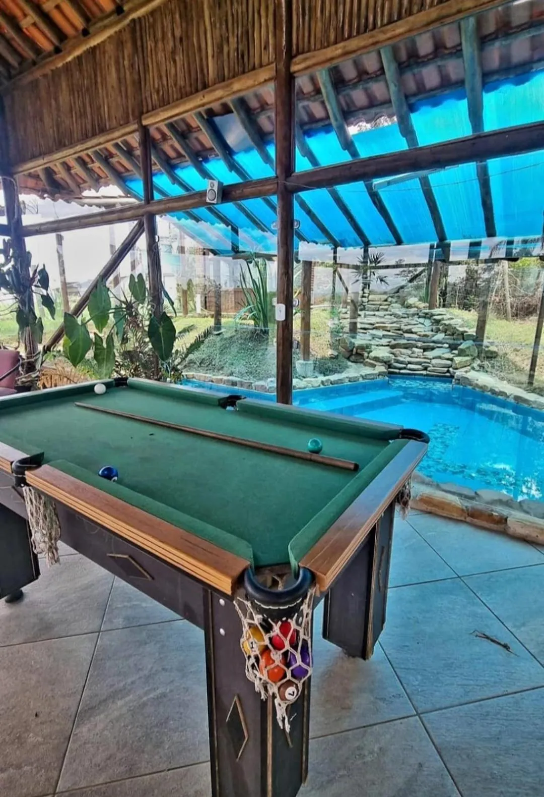 Swimming pool in Pousada Mirante Serra Verde