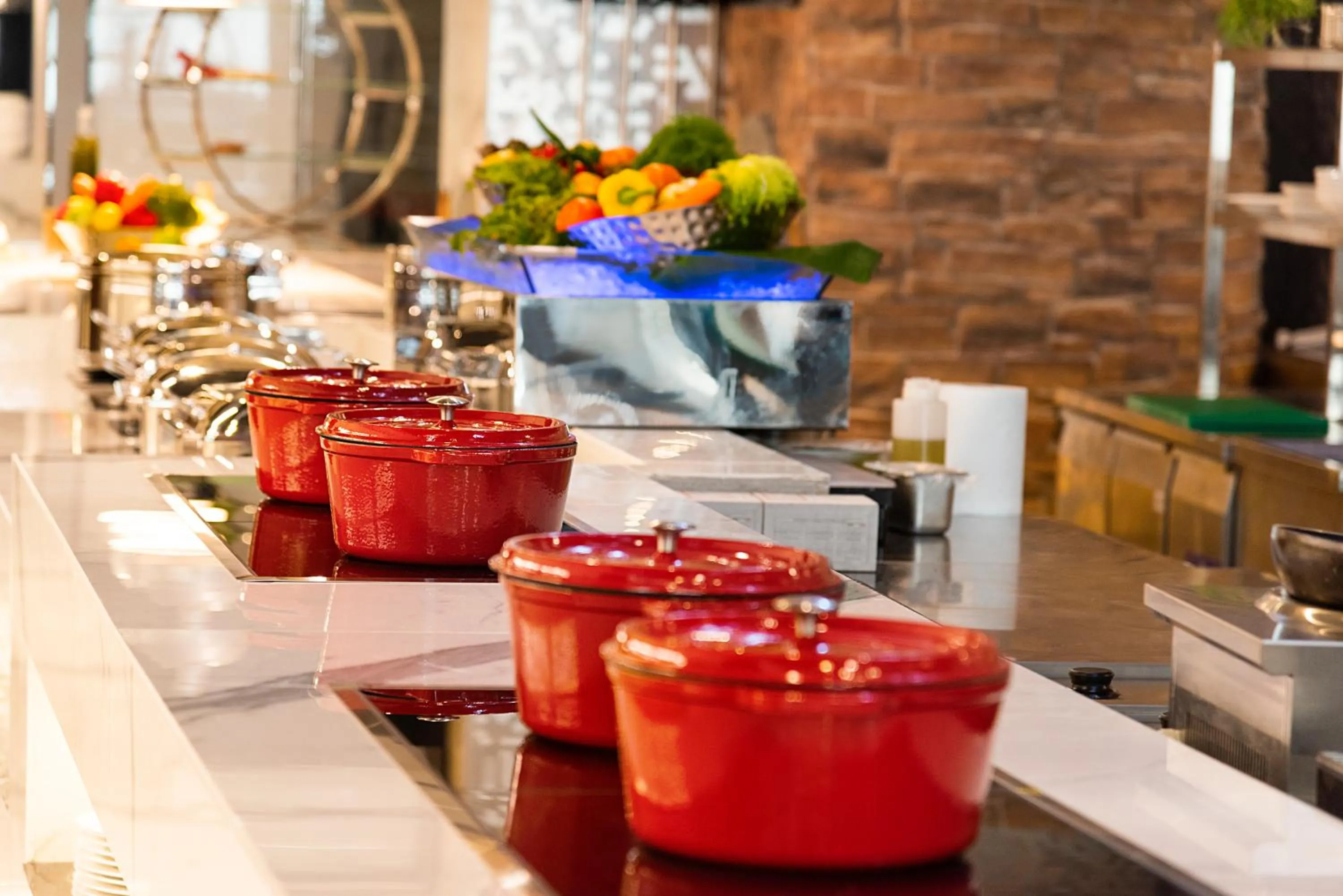 Buffet breakfast in Asiana Grand Hotel