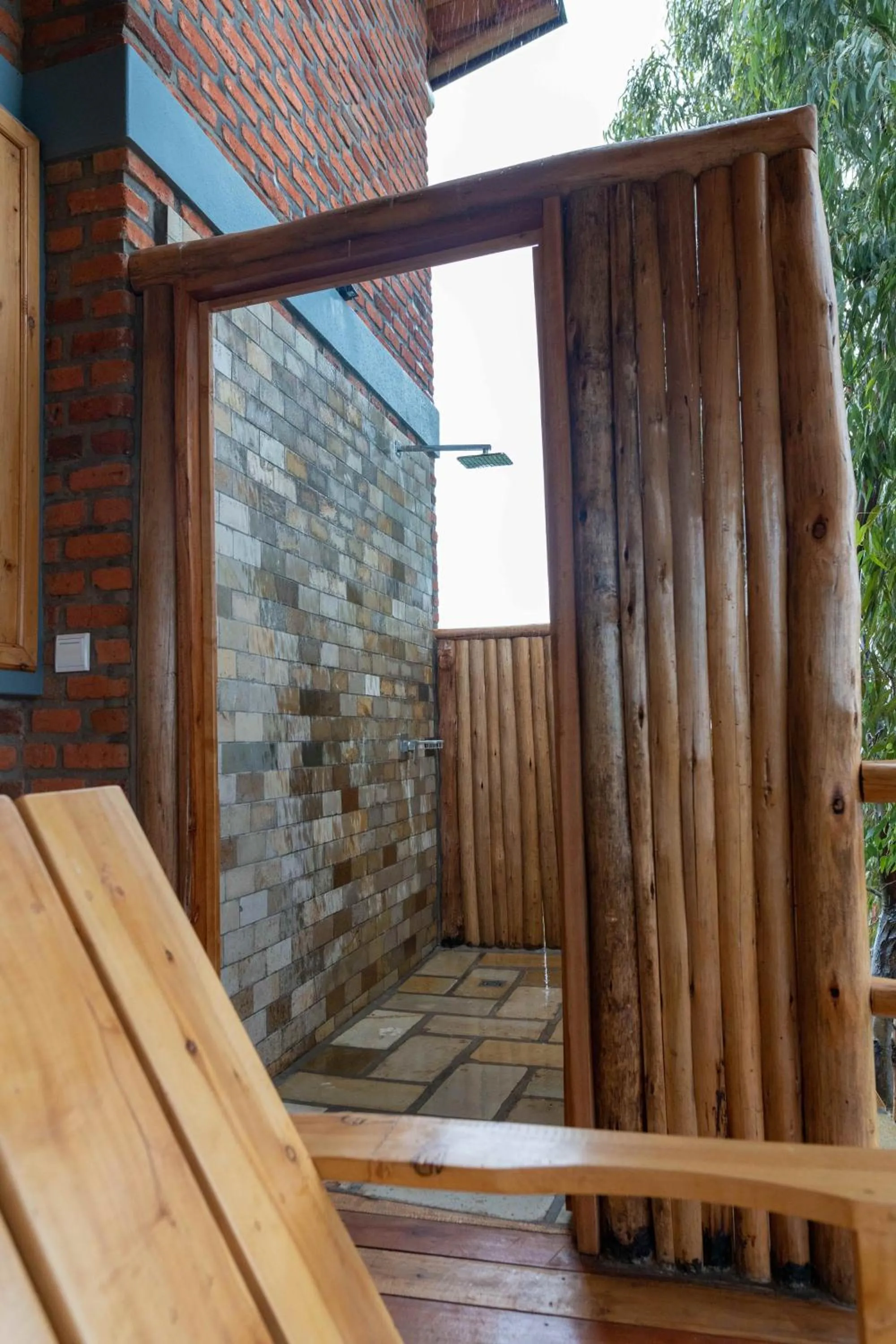 Shower in Umutuzo Lodge Kivu Lake