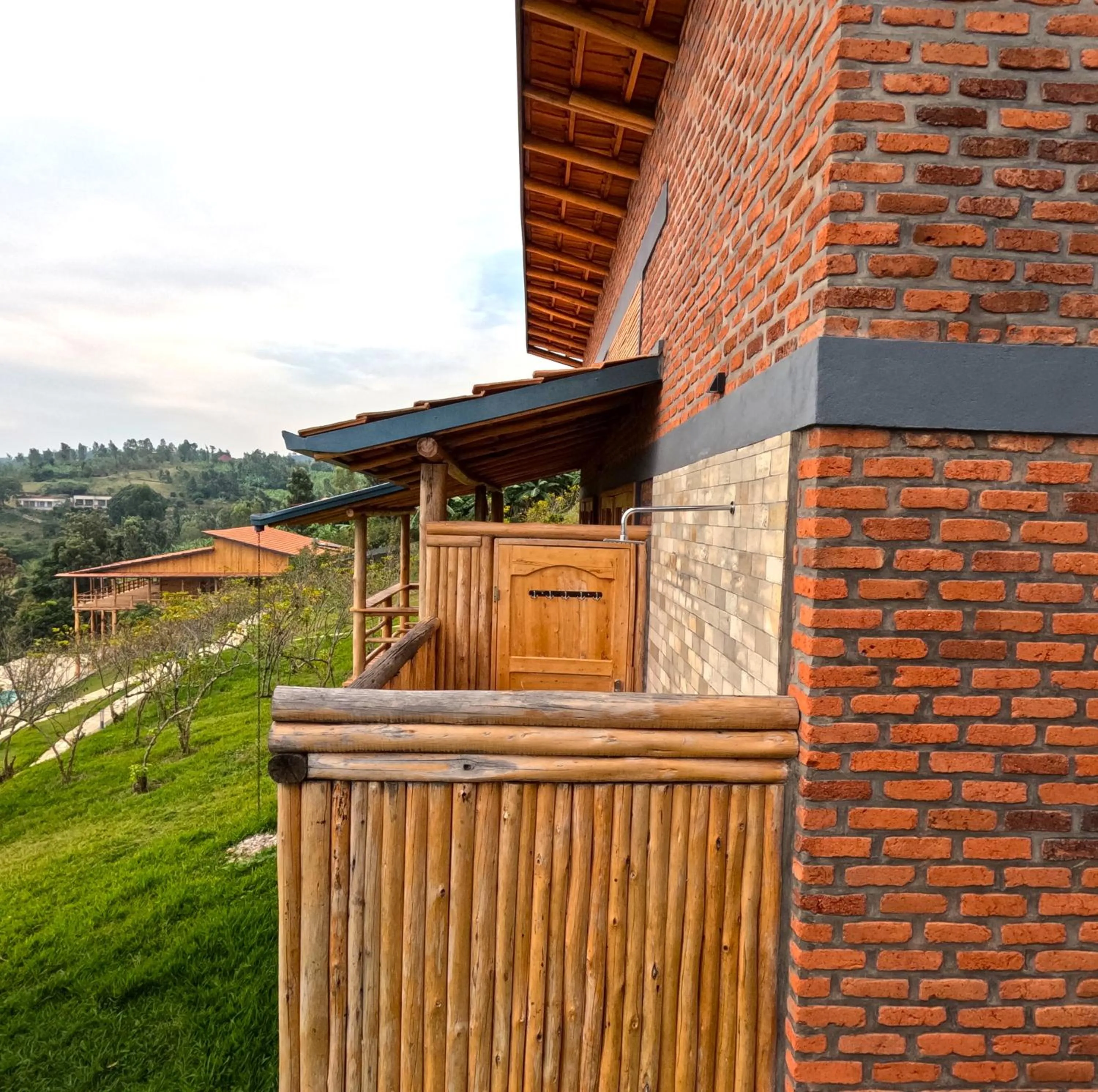 Open Air Bath in Umutuzo Lodge Kivu Lake
