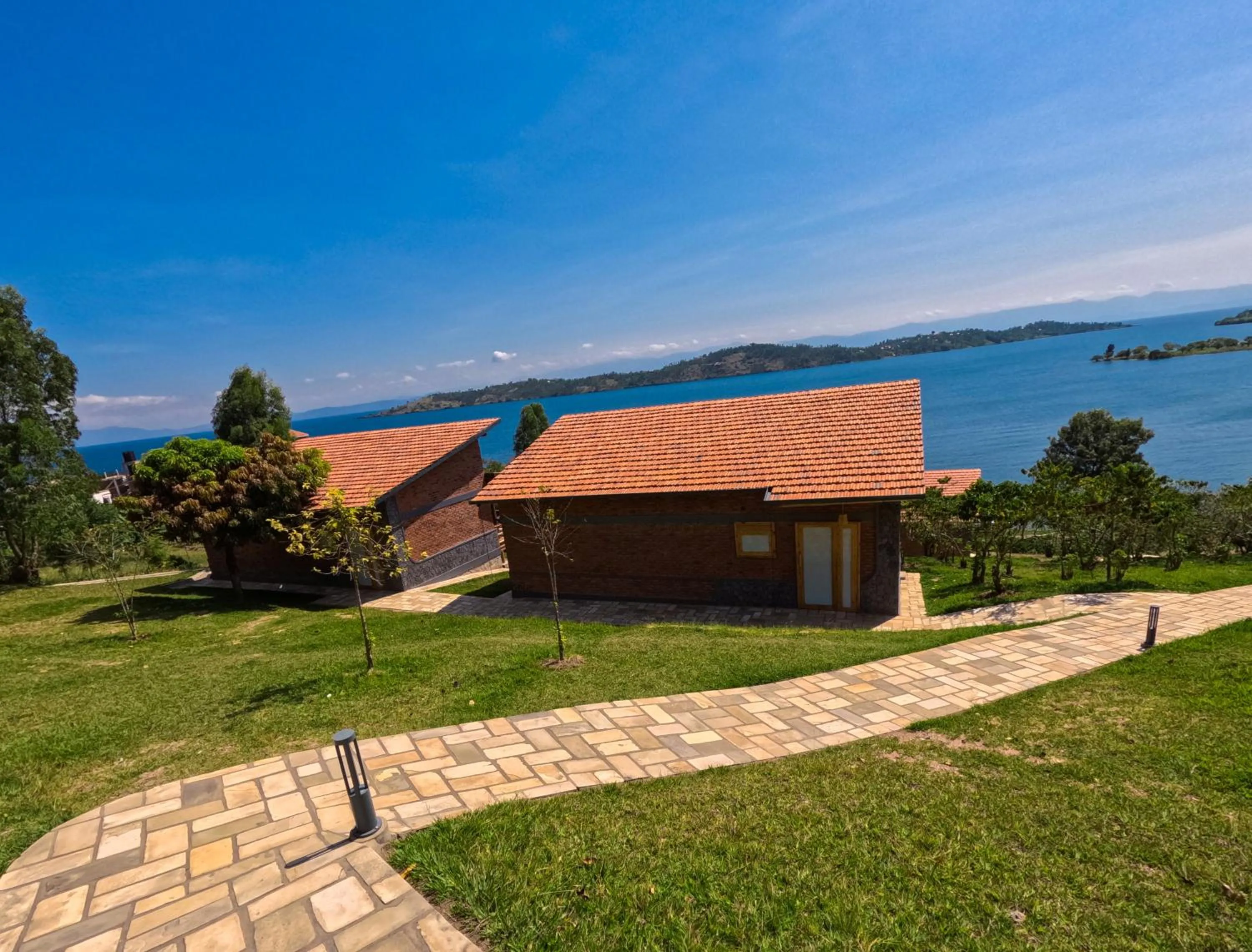 Property building in Umutuzo Lodge Kivu Lake