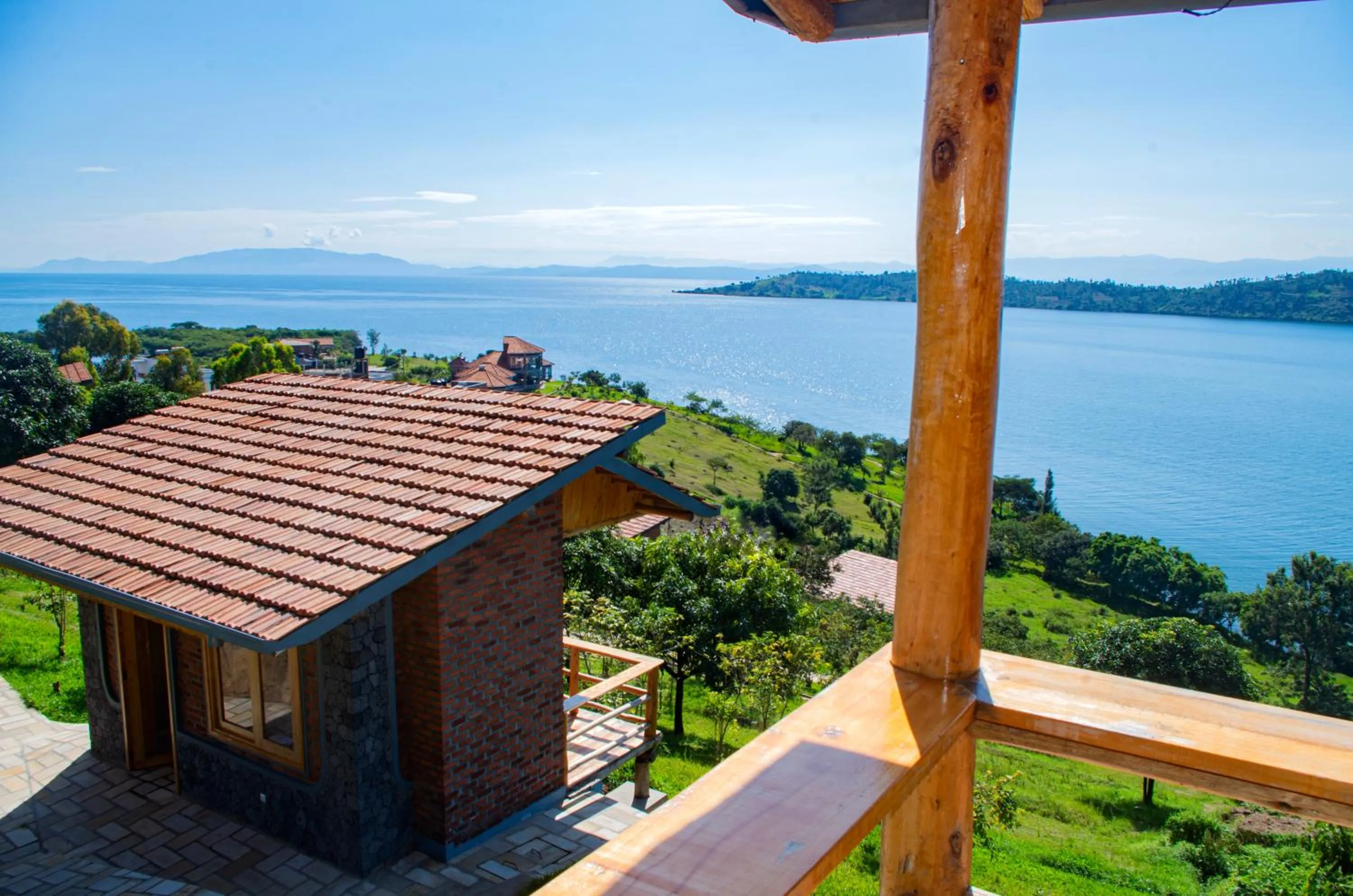 Lobby or reception in Umutuzo Lodge Kivu Lake
