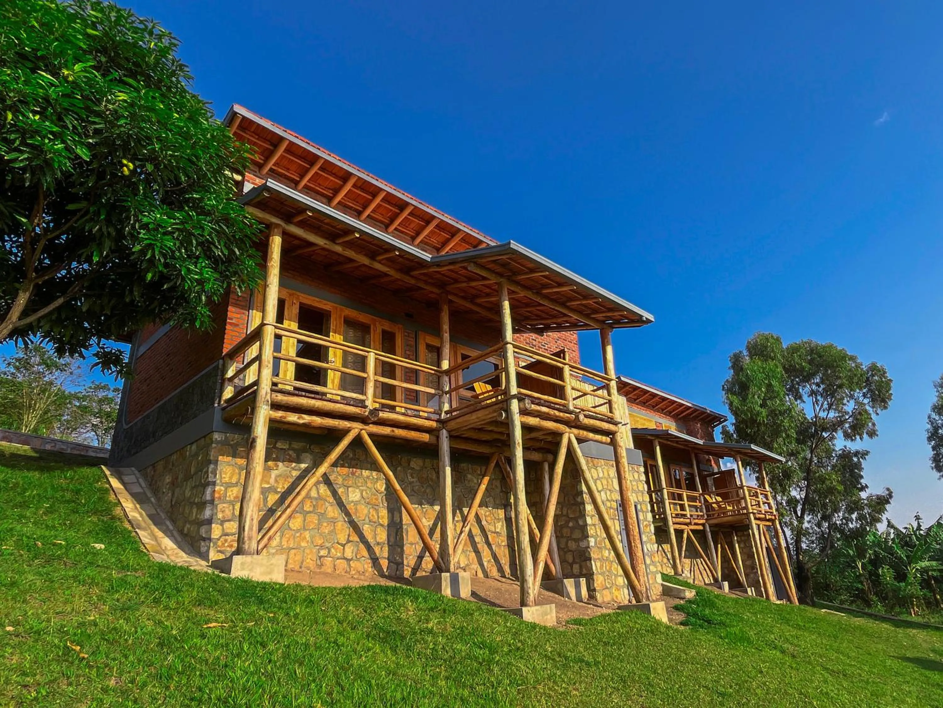 Property building in Umutuzo Lodge Kivu Lake