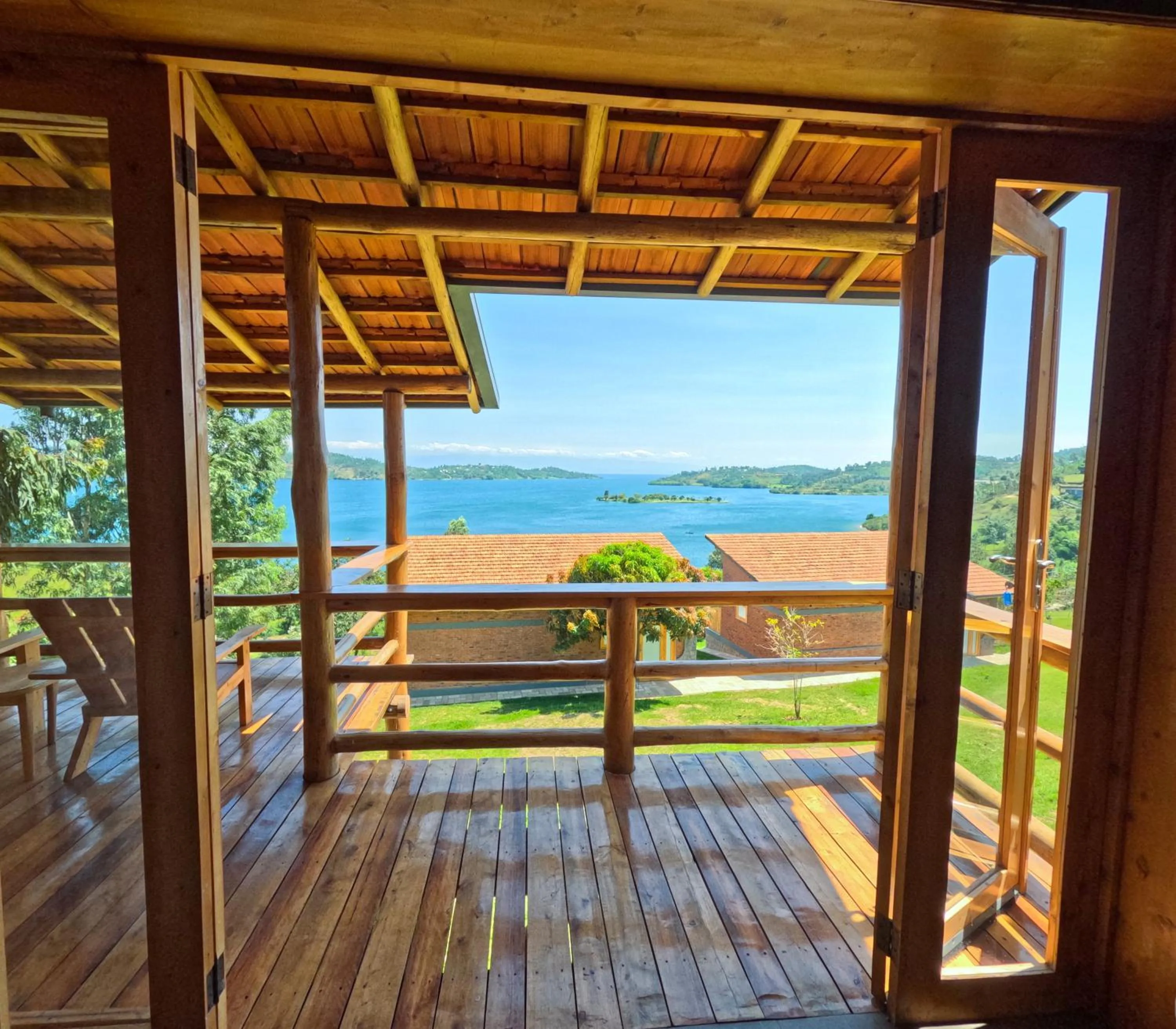 View (from property/room) in Umutuzo Lodge Kivu Lake