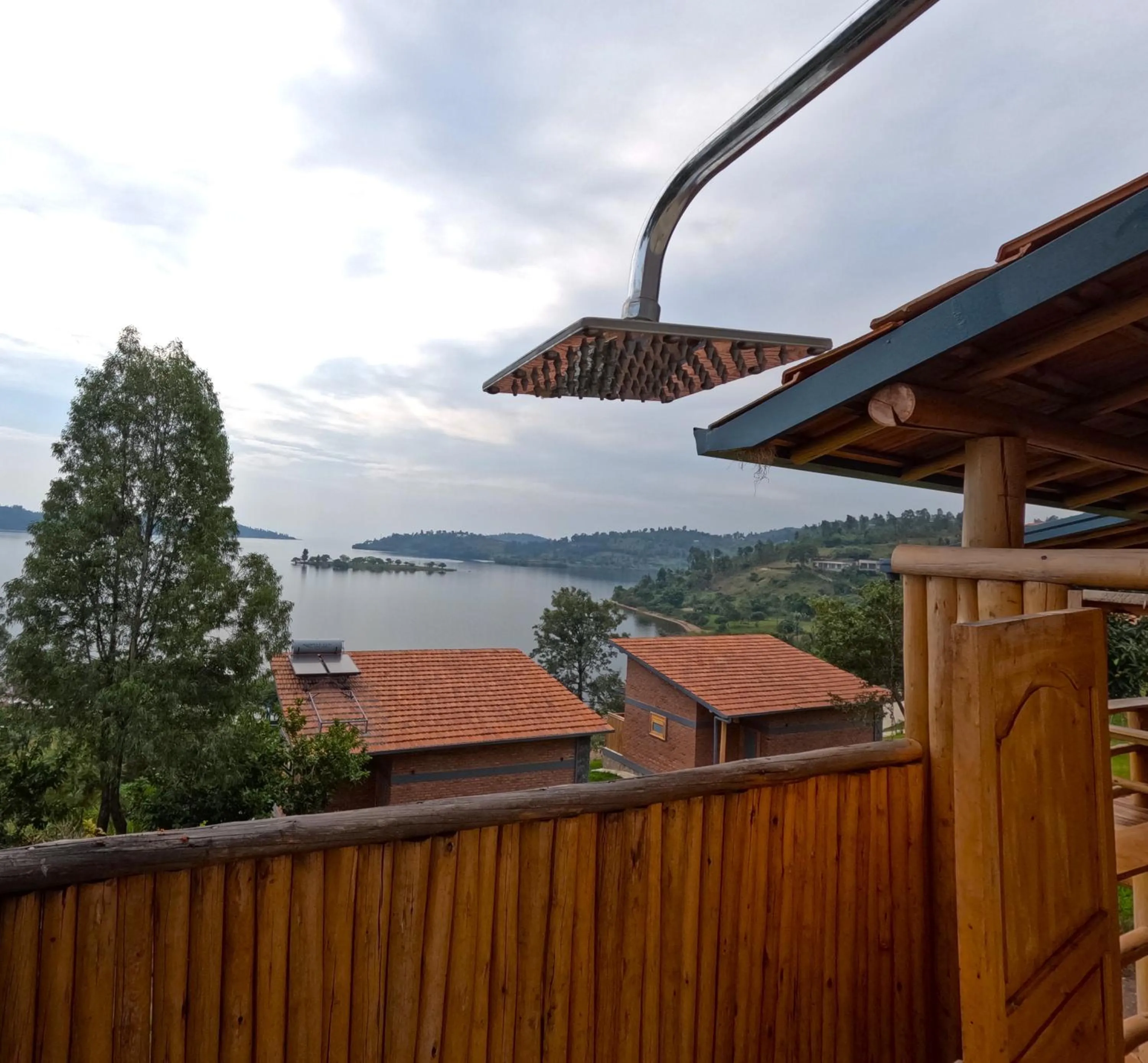 Open Air Bath in Umutuzo Lodge Kivu Lake