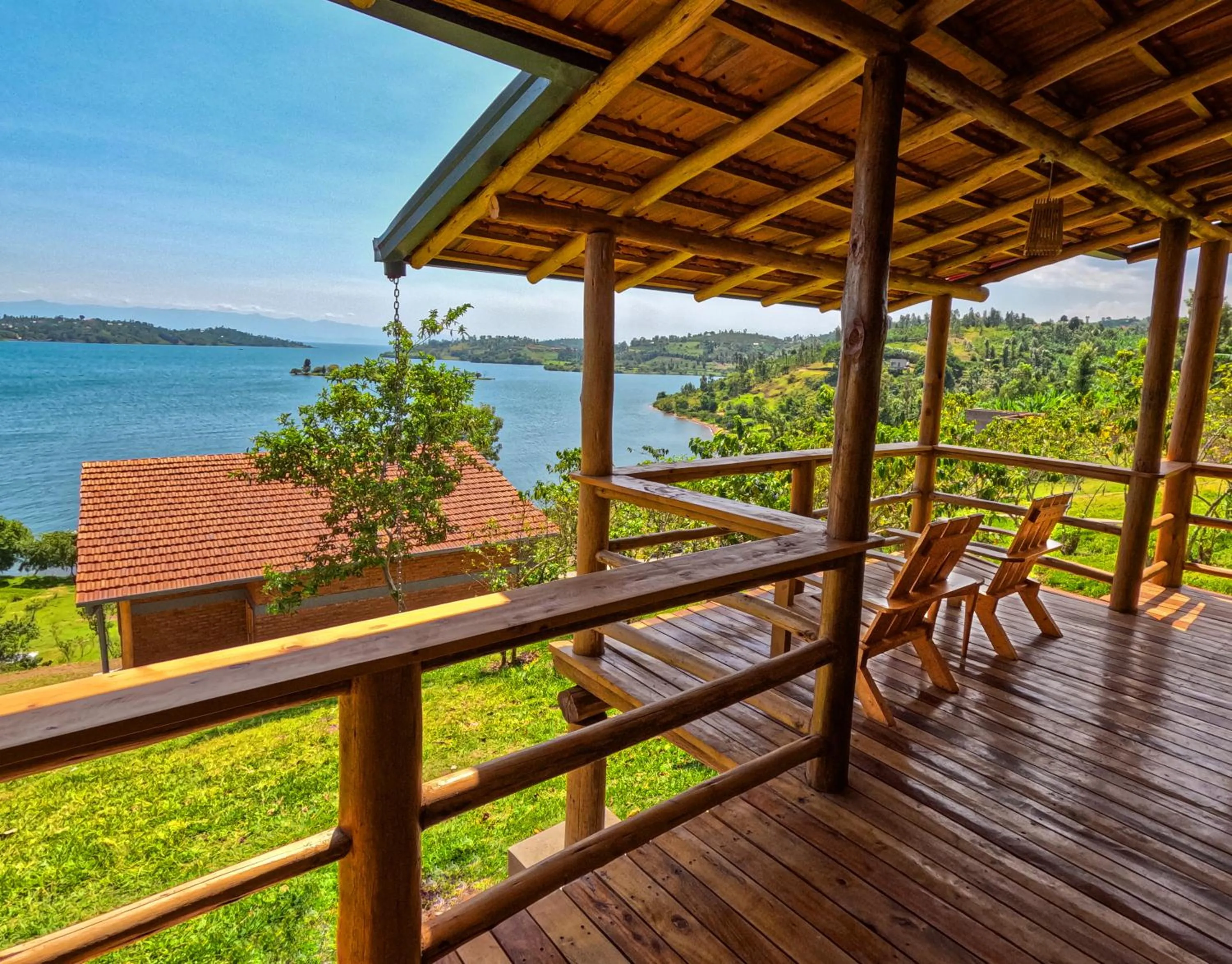 Lake view in Umutuzo Lodge Kivu Lake