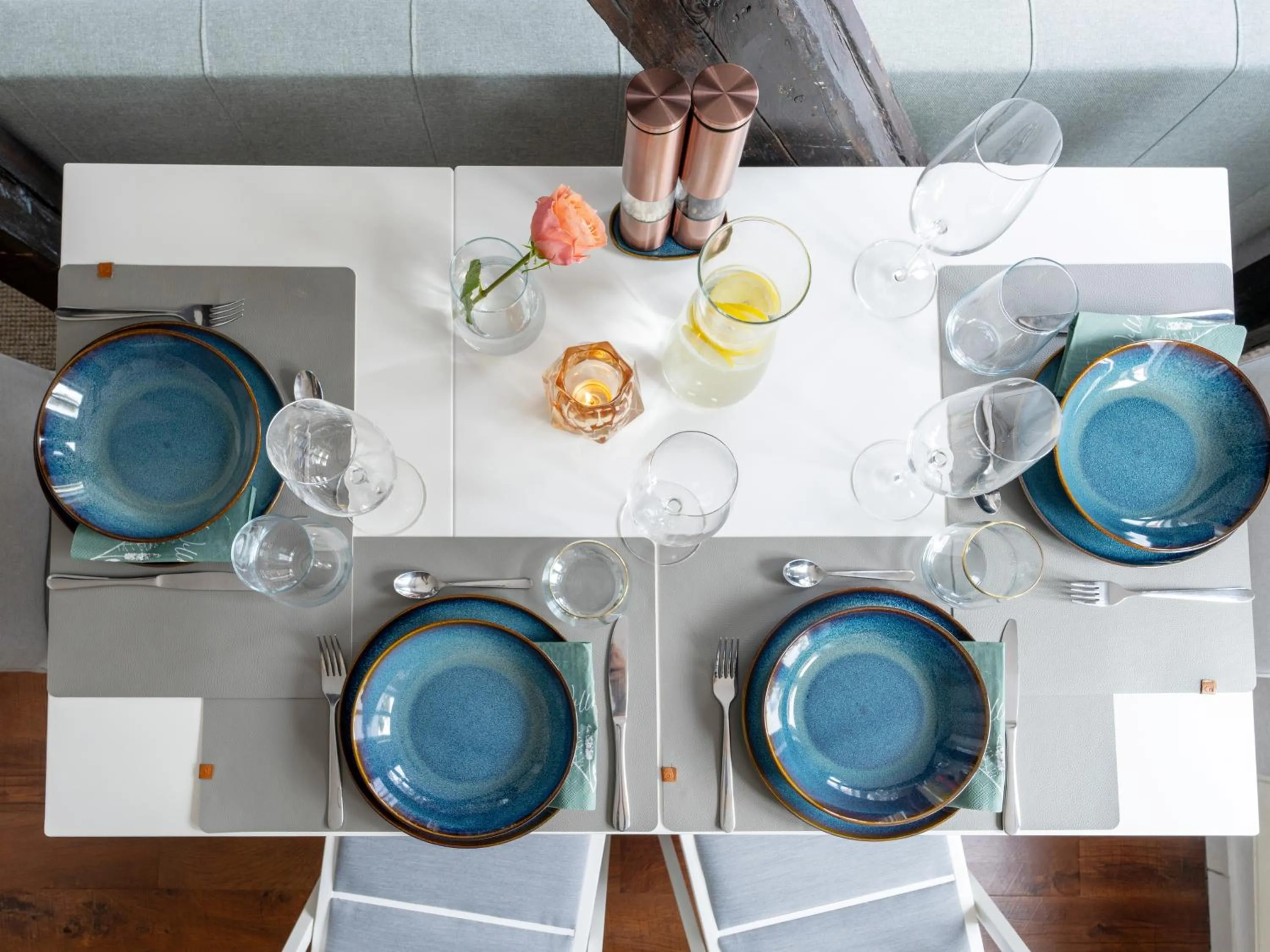 Food and drinks in Schlosskönig - Modernes & zentrales Apartment mit Balkon und Arbeitsplatz