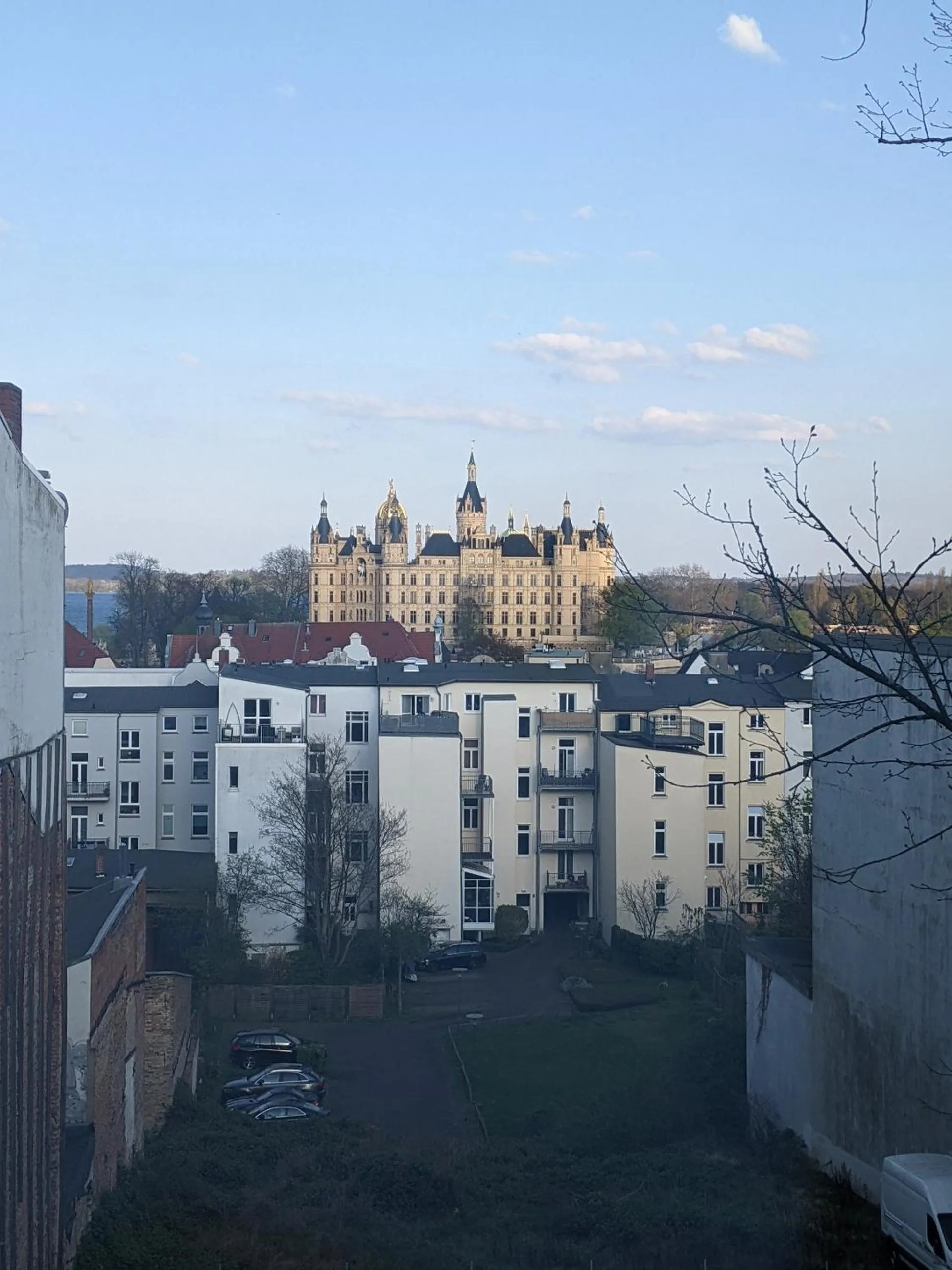 View (from property/room) in Schlosskönig - Modernes & zentrales Apartment mit Balkon und Arbeitsplatz