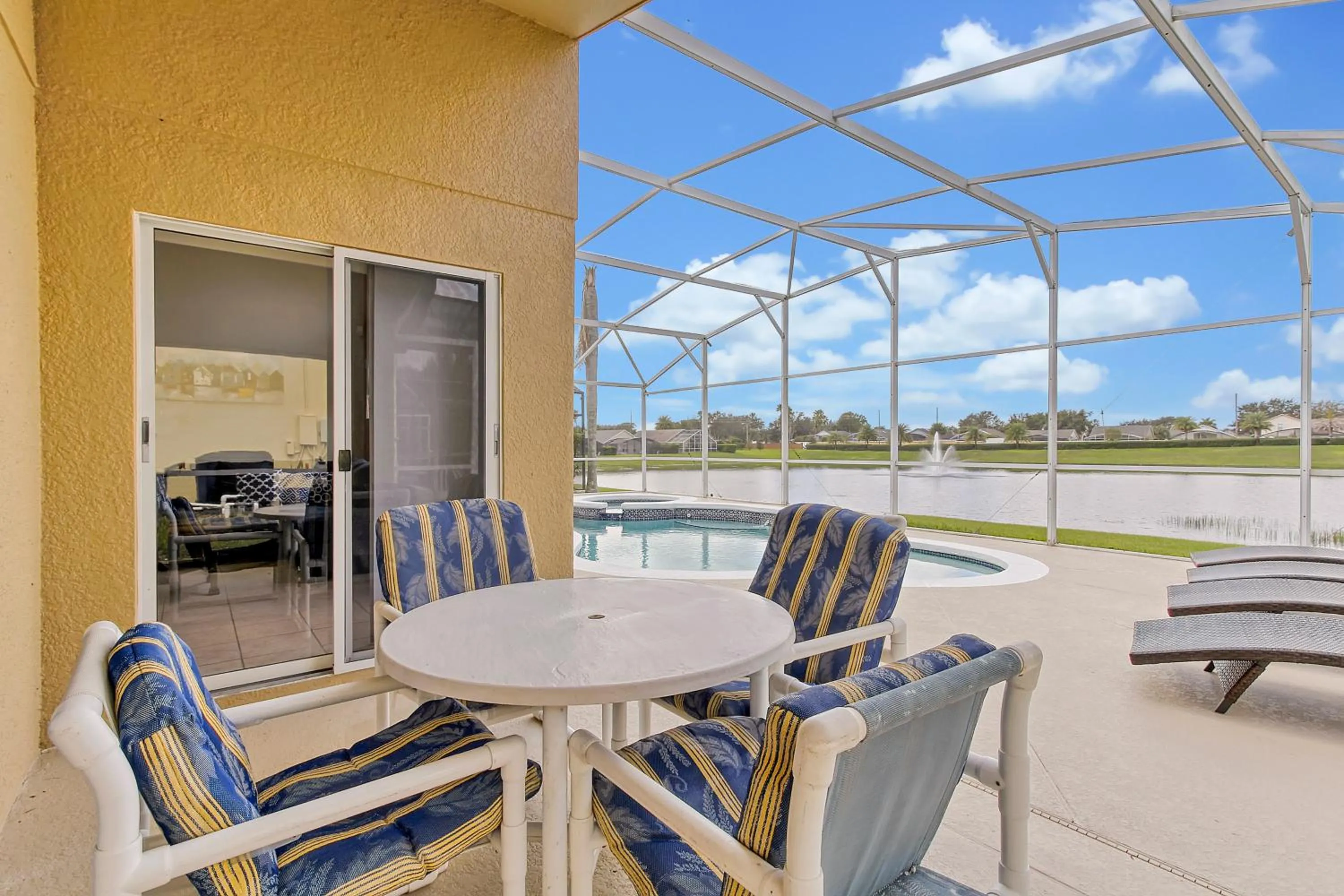 Patio in Star Lake Oasis - 4 bed family pool home