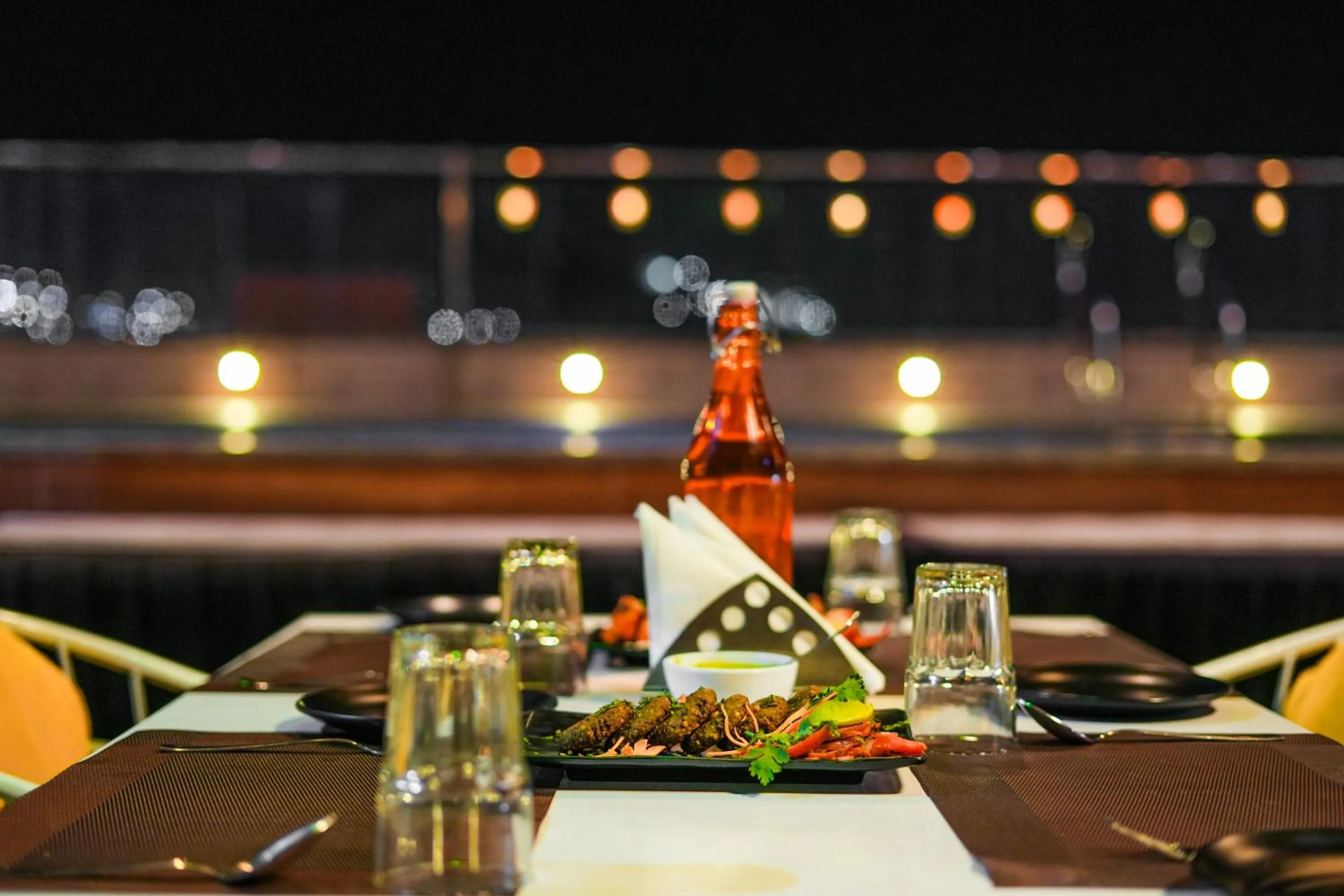 Restaurant/places to eat in Pax Hotel Grand Blue 3 min walk from Udaipur city Railway Station