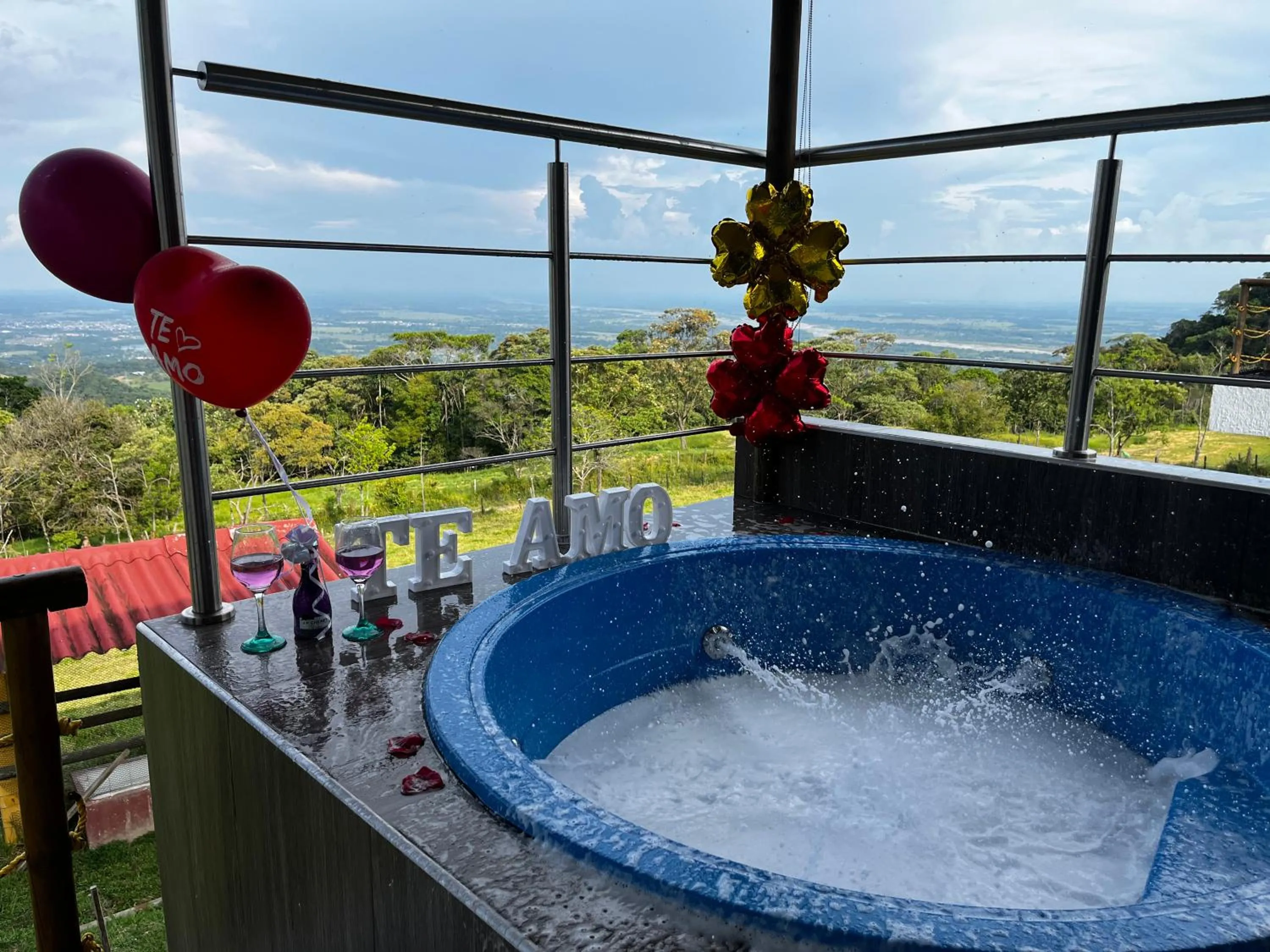 Balcony/Terrace in Mirador El paraiso glamping