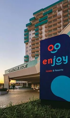 Apartamento Enjoy Olimpia Park Resort, ao lado do Thermas
