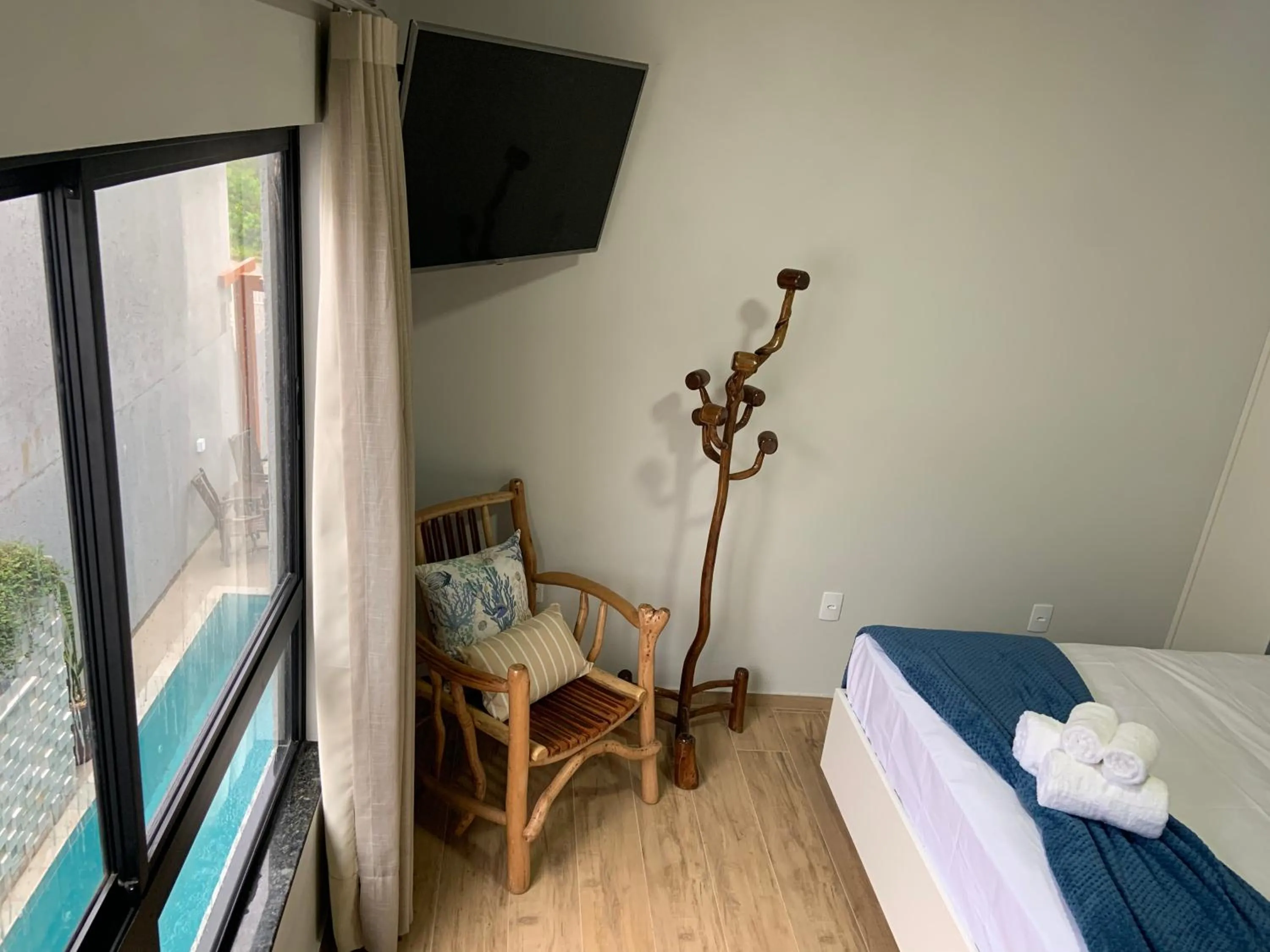 TV and multimedia, Bed in Villa Das Conchas