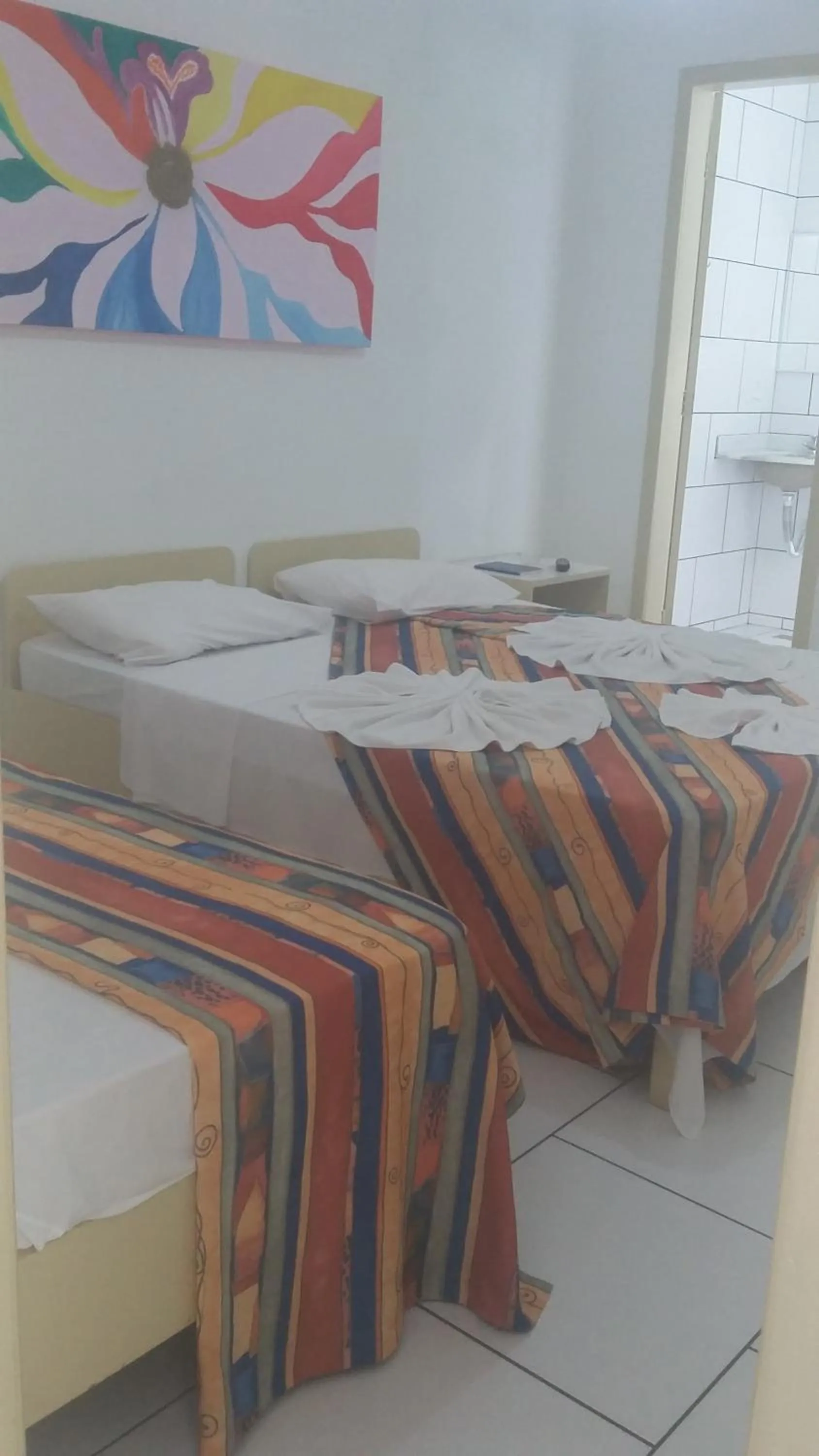 Bed in Hotel Pousada Terras do Sem Fim