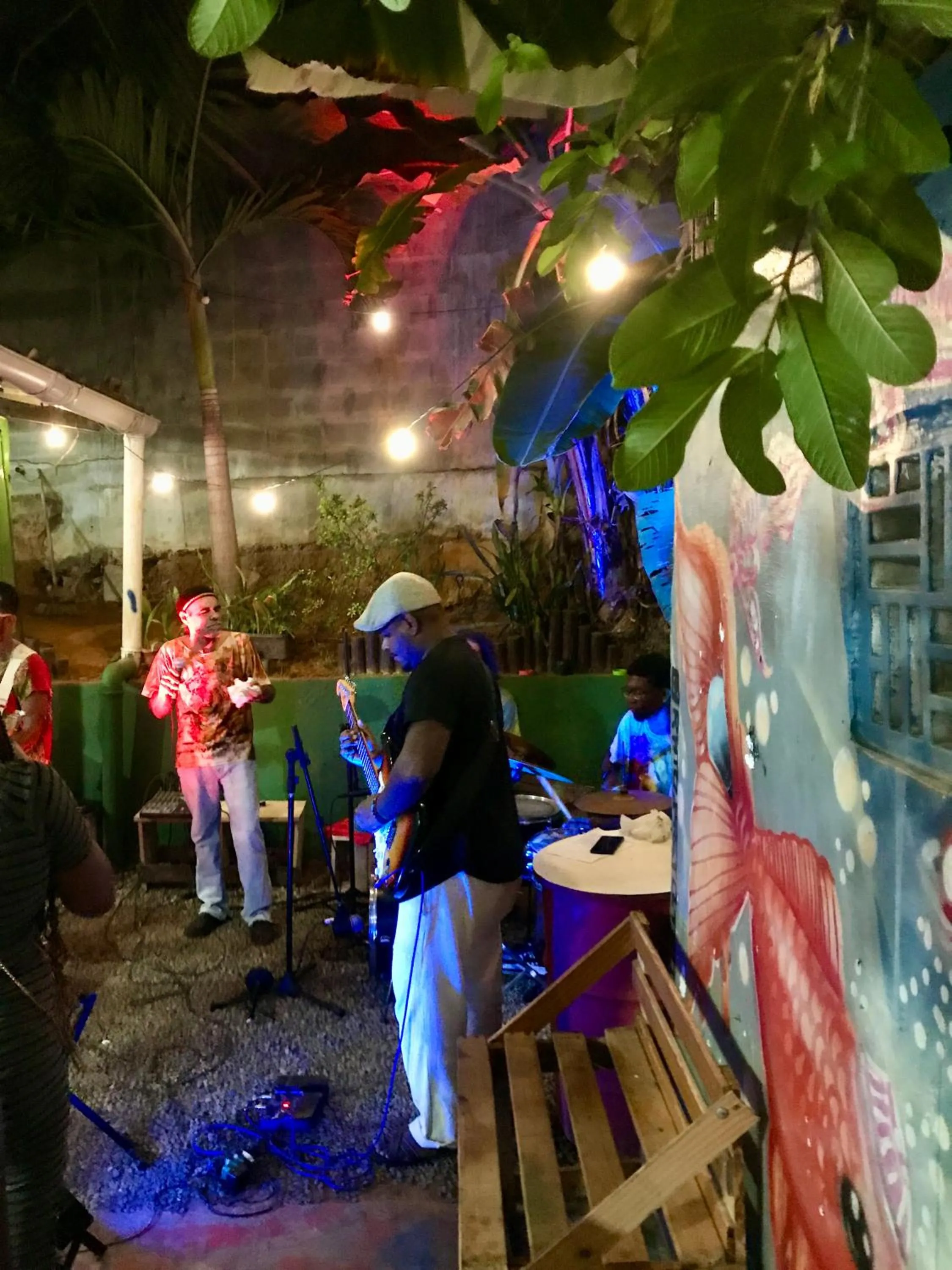 Evening entertainment in Hostel do Rasta