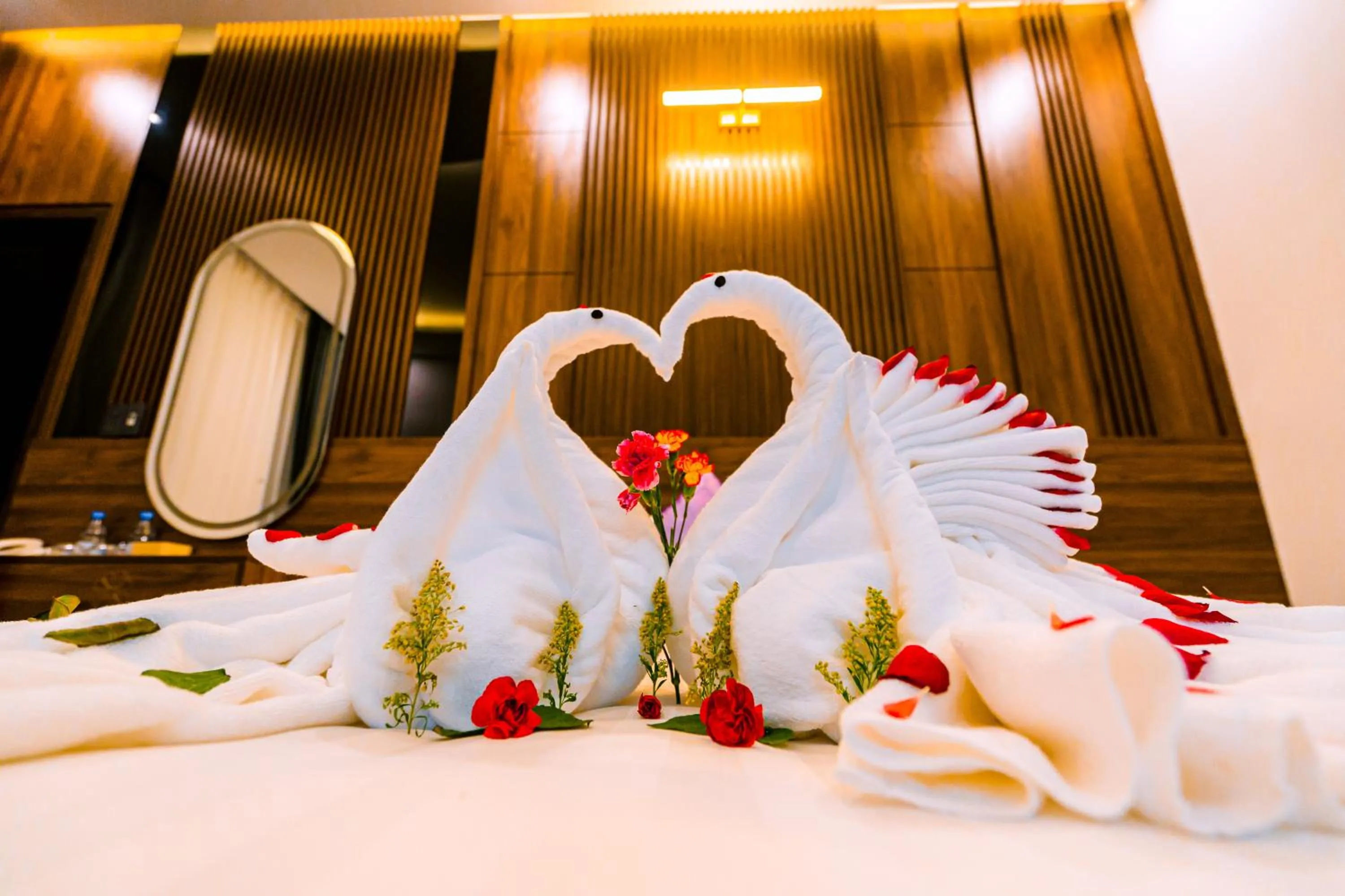 Bed in Hue Golden Inn Hotel