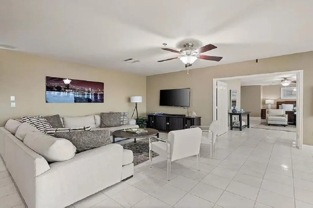 Living room in 3/3 Condo on Texas Motor Speedway